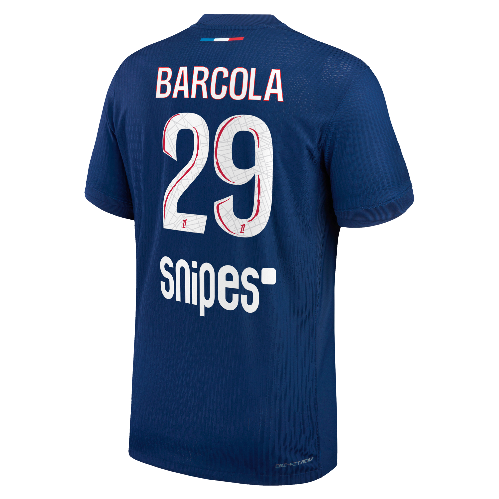 PSG Nike Dri-FIT ADV Home Match Shirt 2024-25 with Barcola 29 printing, , rebel_hi-res