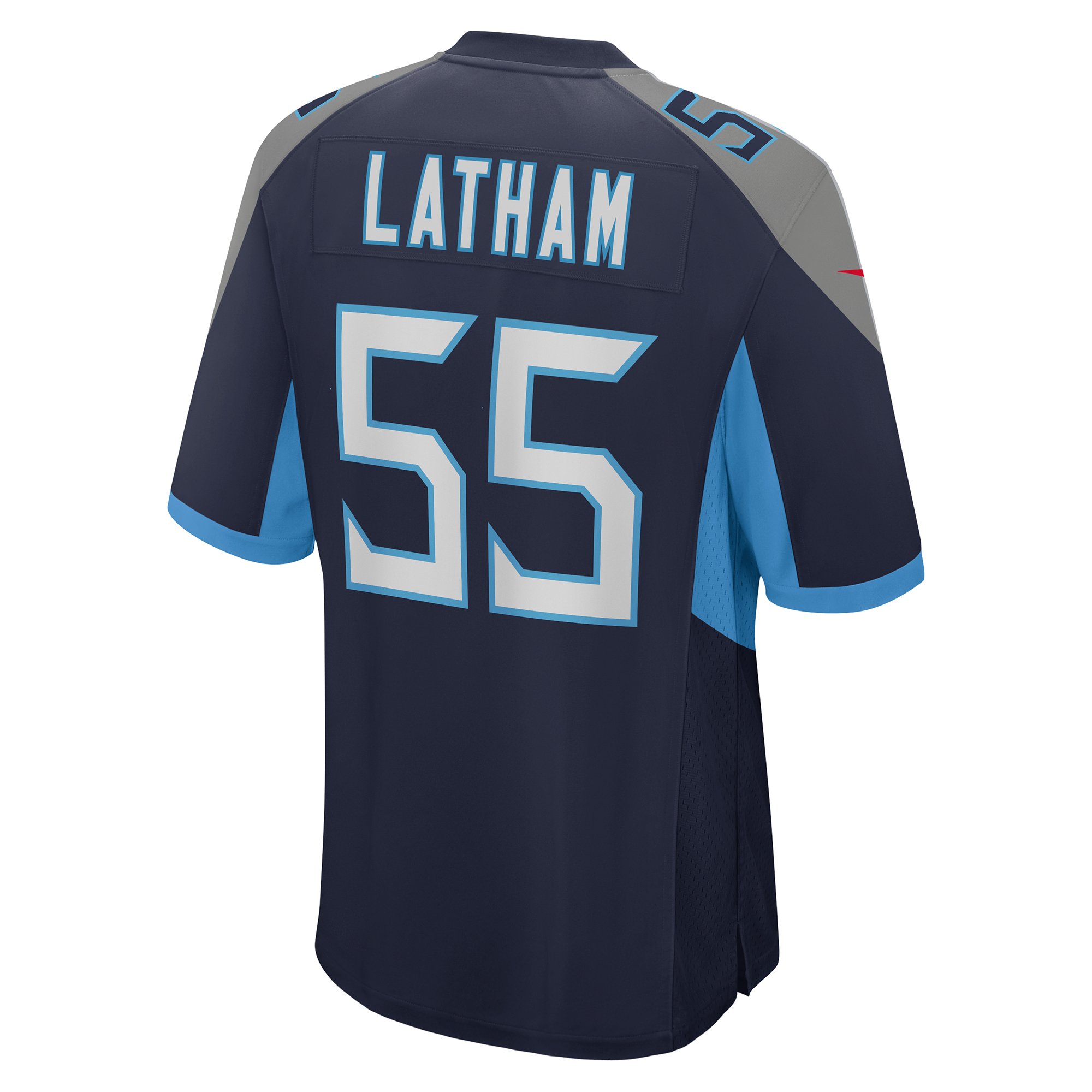 Tennessee Titans Nike Home Game Jersey NFL 2024 Draft First Round Pick - Mens - JC Latham, , rebel_hi-res