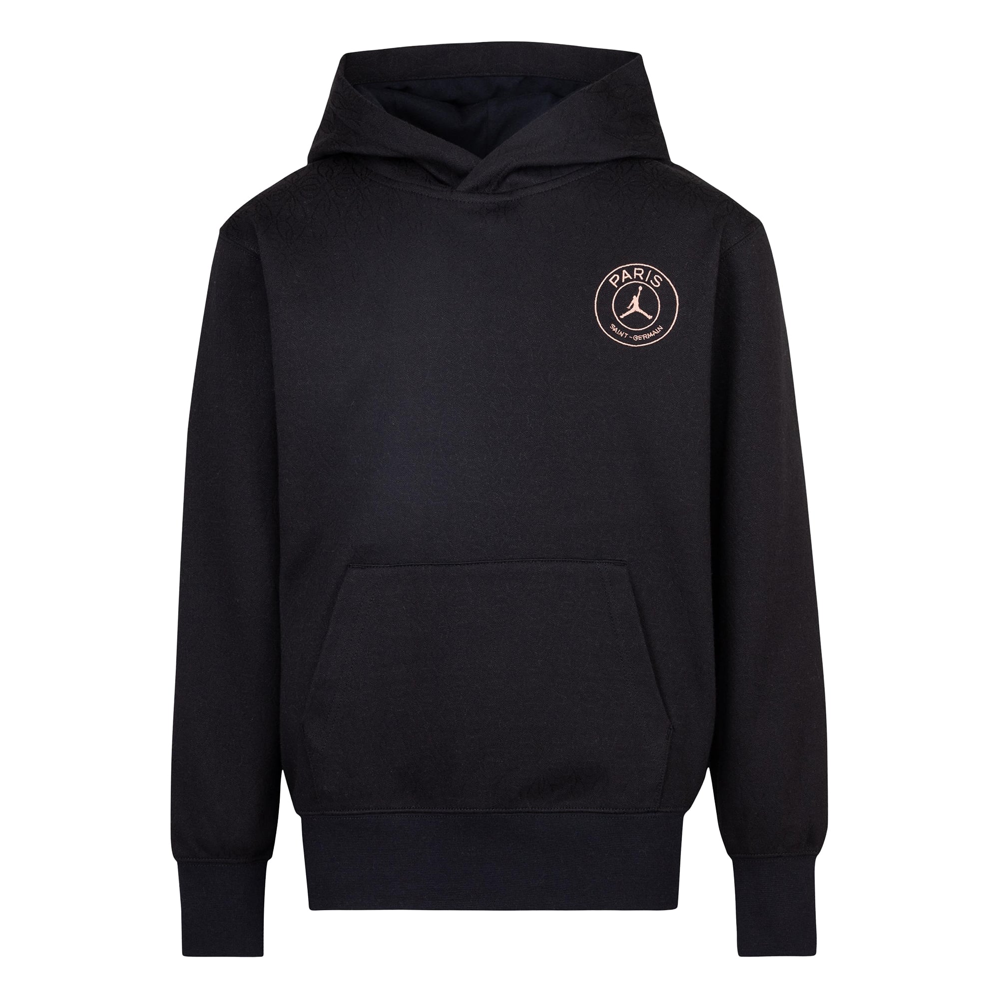 Paris Saint-Germain Jordan Fleece Hoodie - Black - Little Kids, , rebel_hi-res