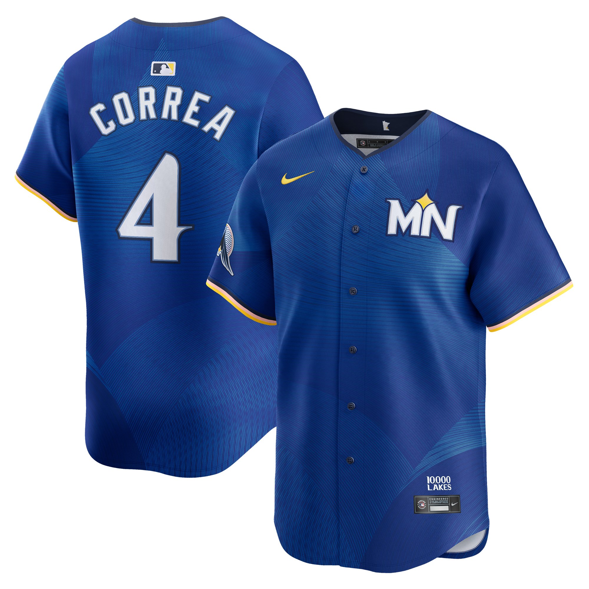 Minnesota Twins Nike MLB Limited City Connect Jersey - Blue - Carlos Correa - Mens
