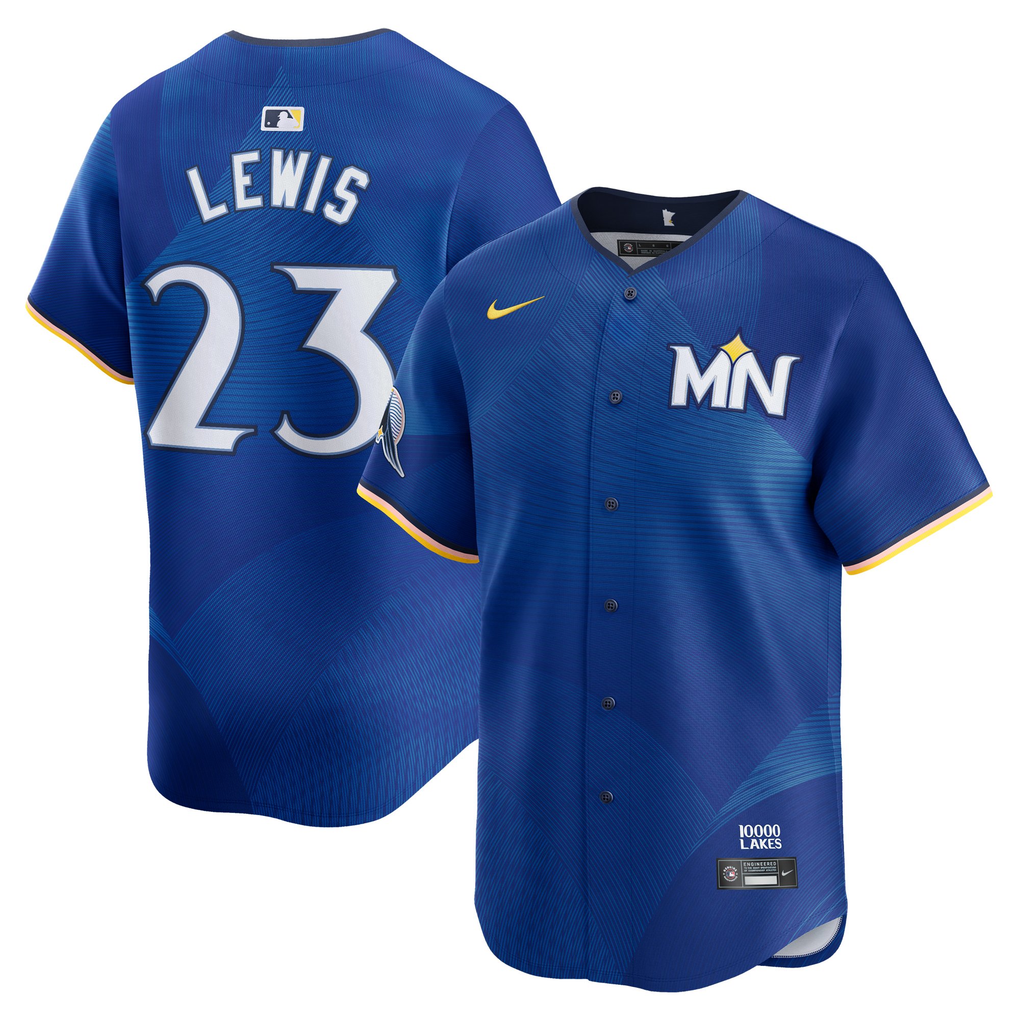 Minnesota Twins Nike MLB Limited City Connect Jersey - Blue - Royce Lewis - Mens