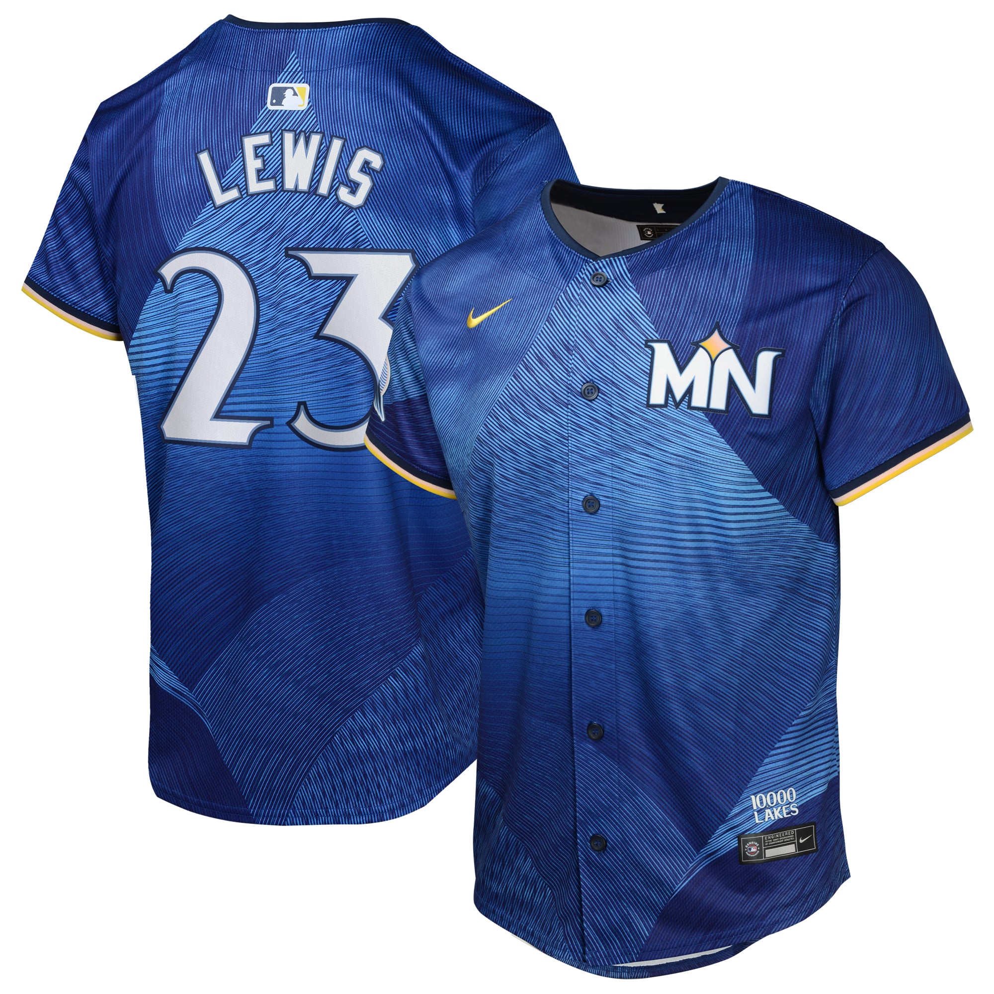 Minnesota Twins Nike Limited City Connect Jersey - Blue - Royce Lewis - Youth
