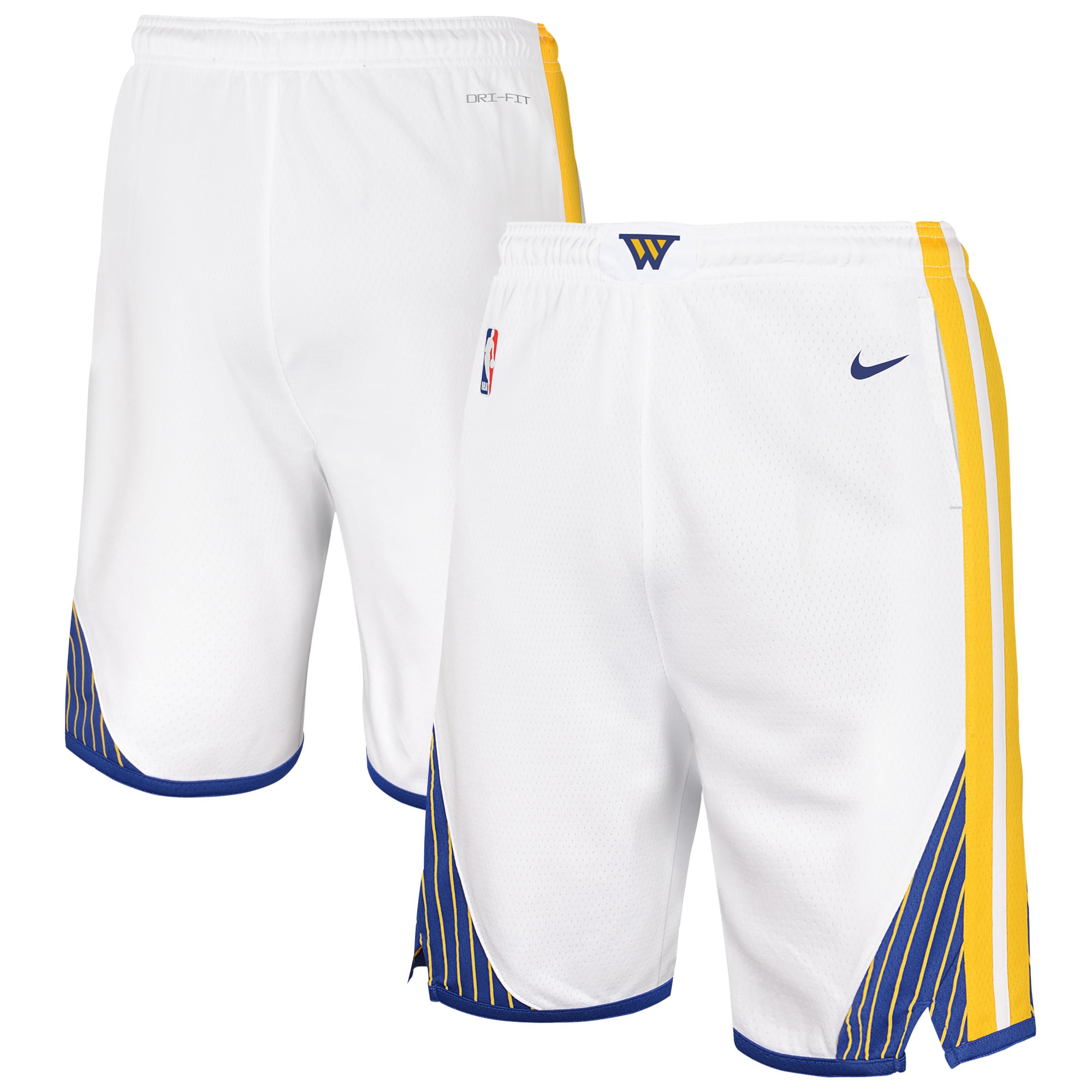 Golden State Warriors Nike Replica Association Swingman Short - Youth