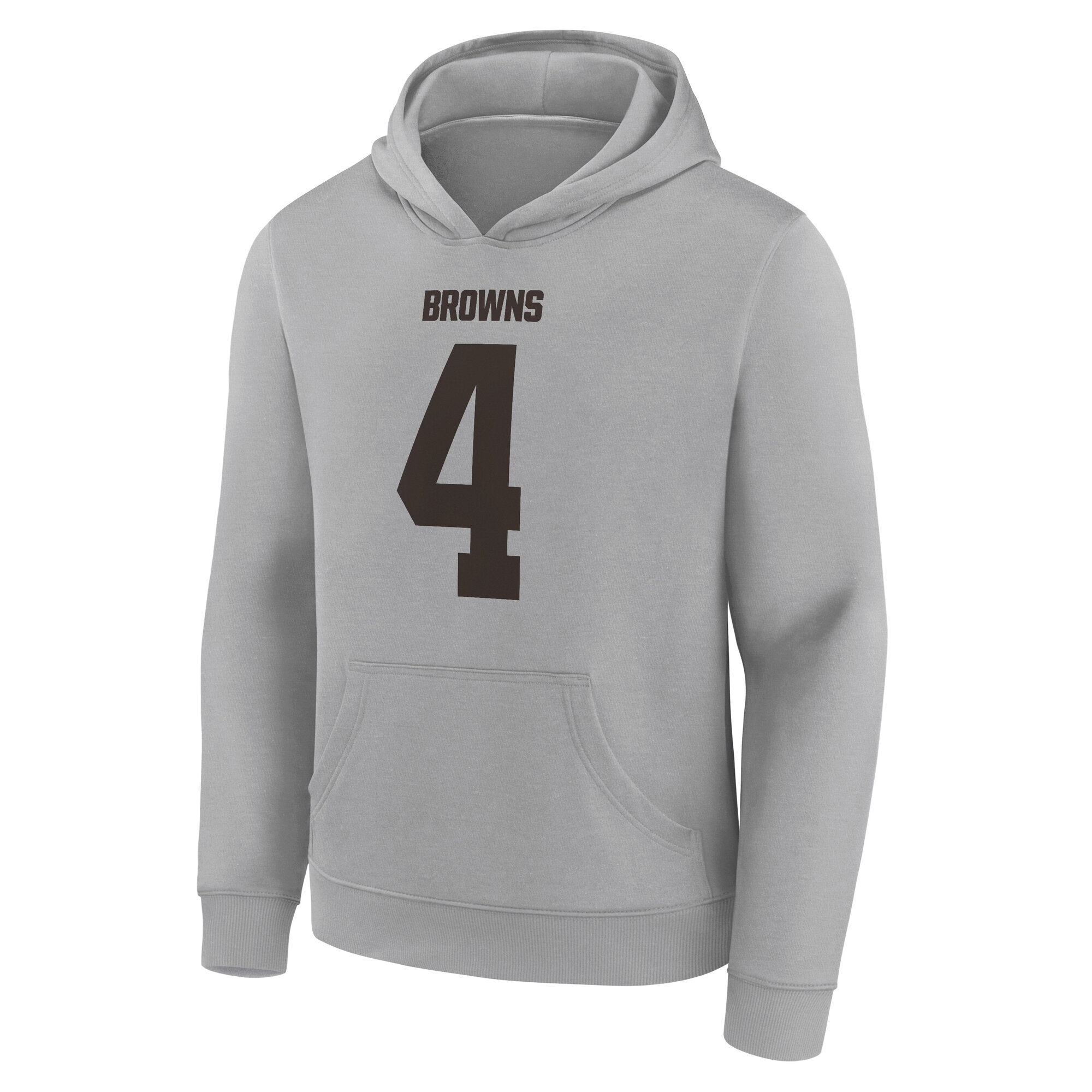 Cleveland Browns Name & Number Graphic Hoodie -Deshaun Watson 4-Youth, , rebel_hi-res