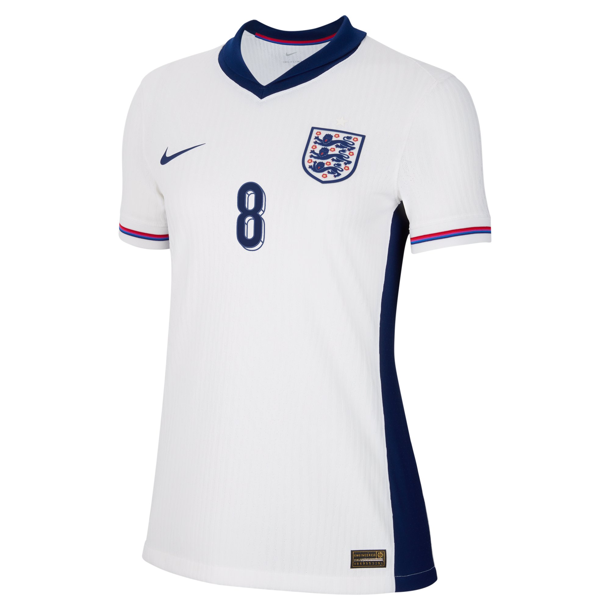 England Nike Dri Fit Adv Home Match Shirt 2024 - Womens with Alexander-Arnold 8 printing, , rebel_hi-res