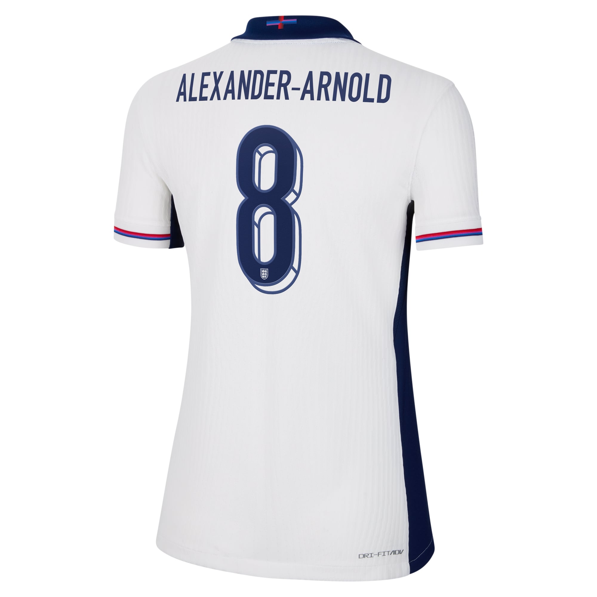 England Nike Dri Fit Adv Home Match Shirt 2024 - Womens with Alexander-Arnold 8 printing, , rebel_hi-res