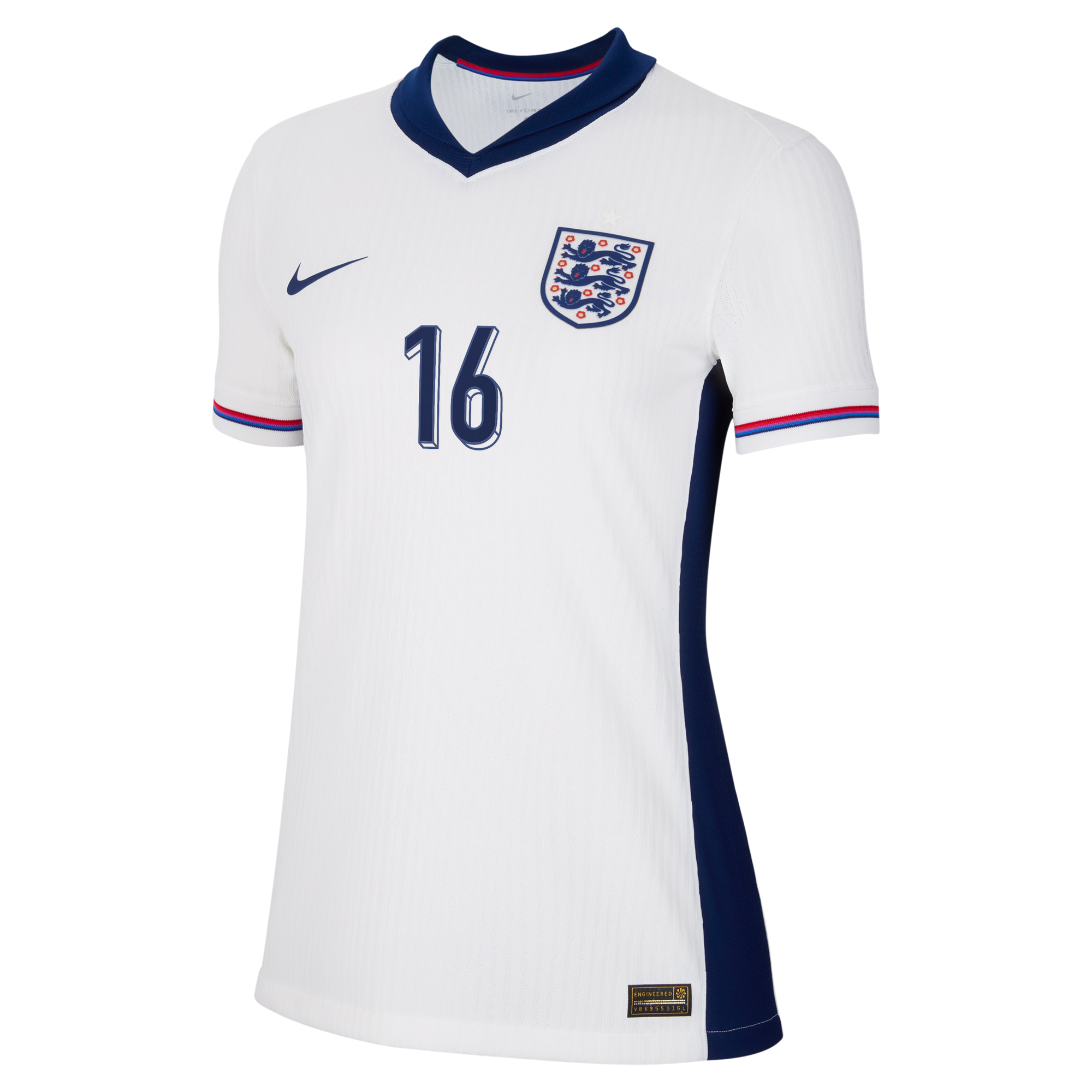 England Nike Dri Fit Adv Home Match Shirt 2024 - Womens with Gallagher 16 printing, , rebel_hi-res