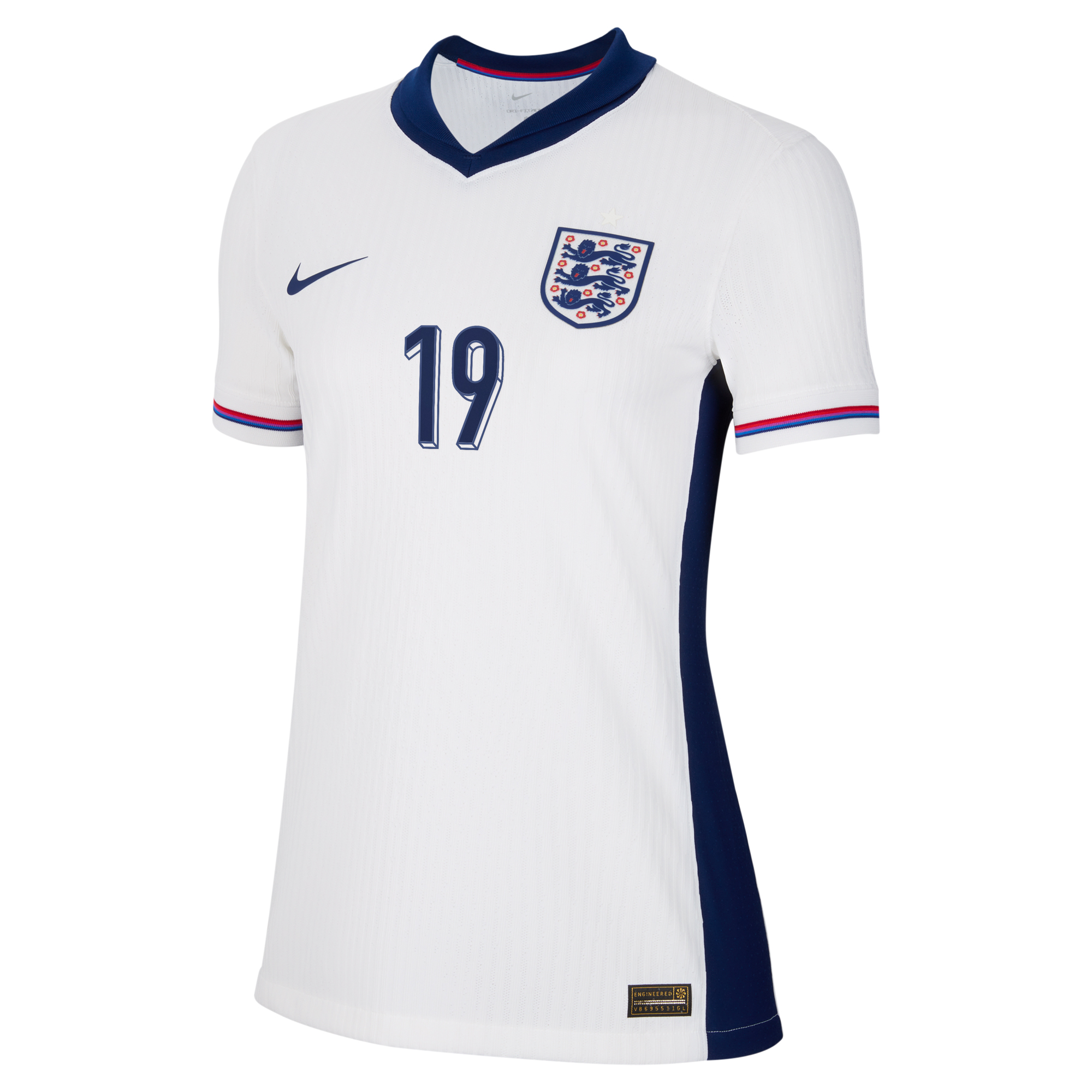 England Nike Dri Fit Adv Home Match Shirt 2024 - Womens with Watkins 19 printing, , rebel_hi-res