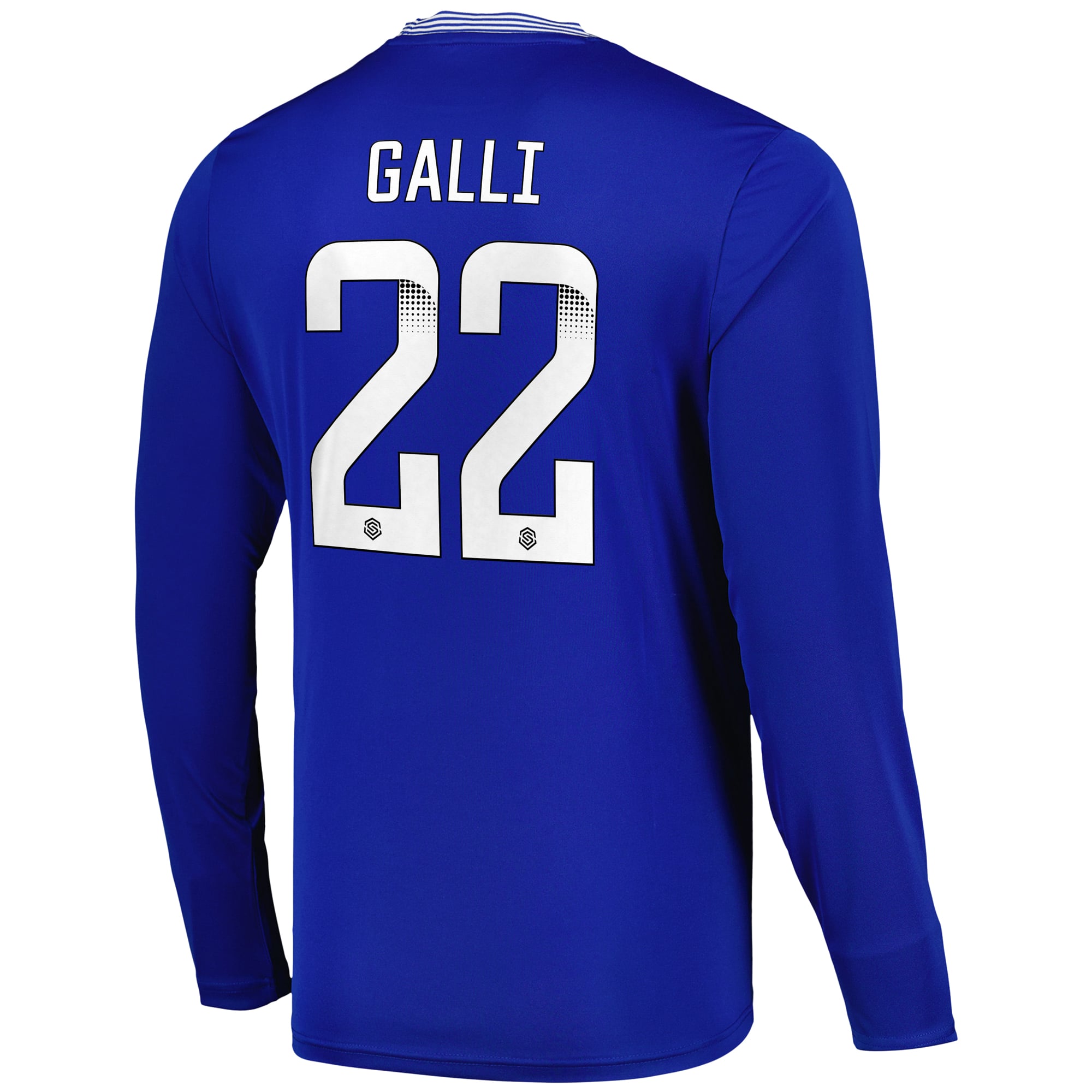 Everton WSL Home Replica Shirt 2024-25 - Long Sleeve with Galli 22  printing, , rebel_hi-res