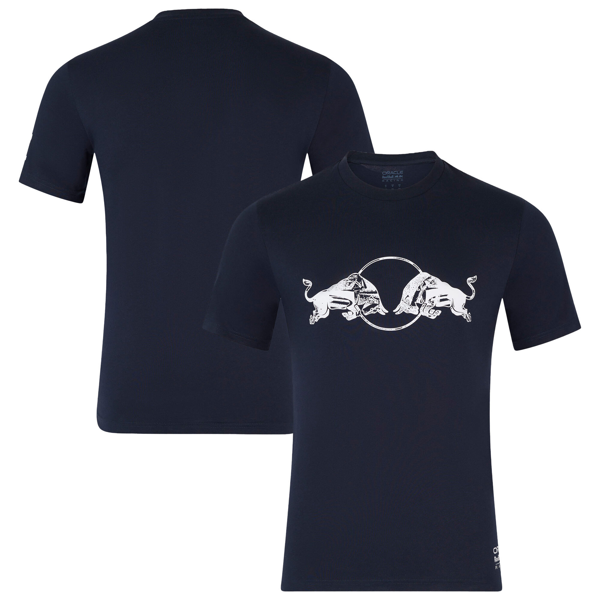 Red Bull Pattern T Red Bull Racing Graphic Bull T-Shirt - Navy - Unisex | Rebel Sport