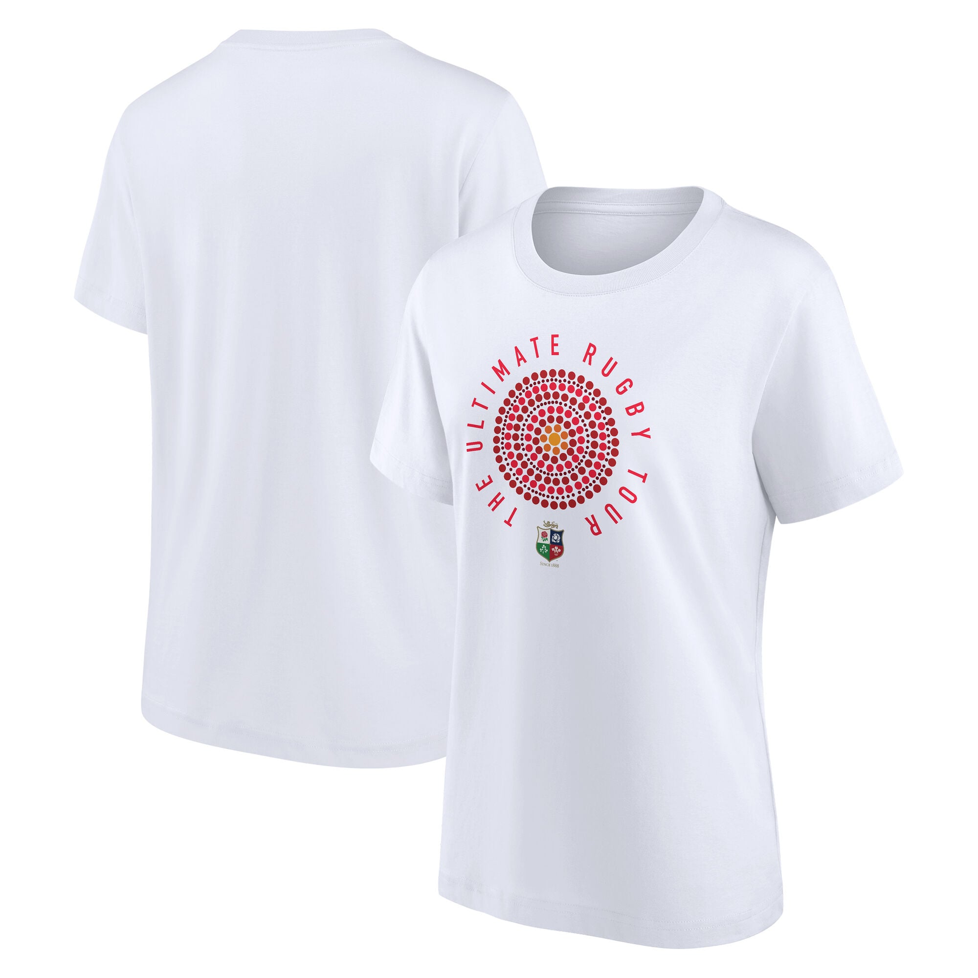 British & Irish Lions Outback Graphic T-Shirt - White - Womens
