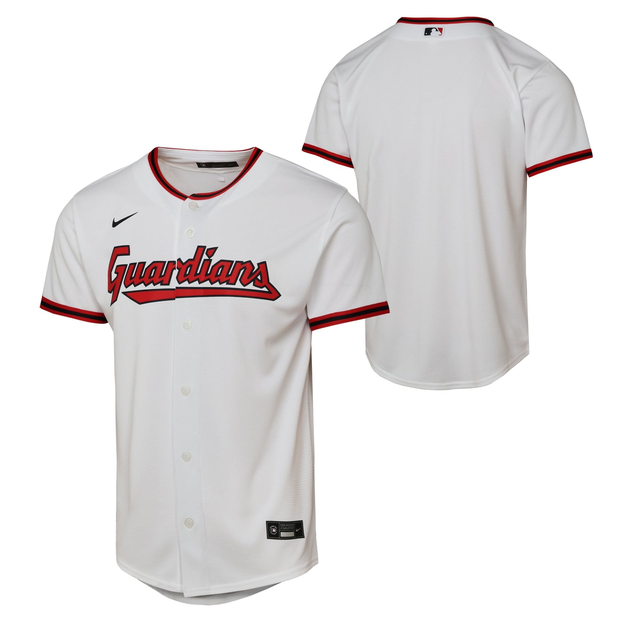 Cleveland Guardians Nike Official Replica Home Jersey - Youth