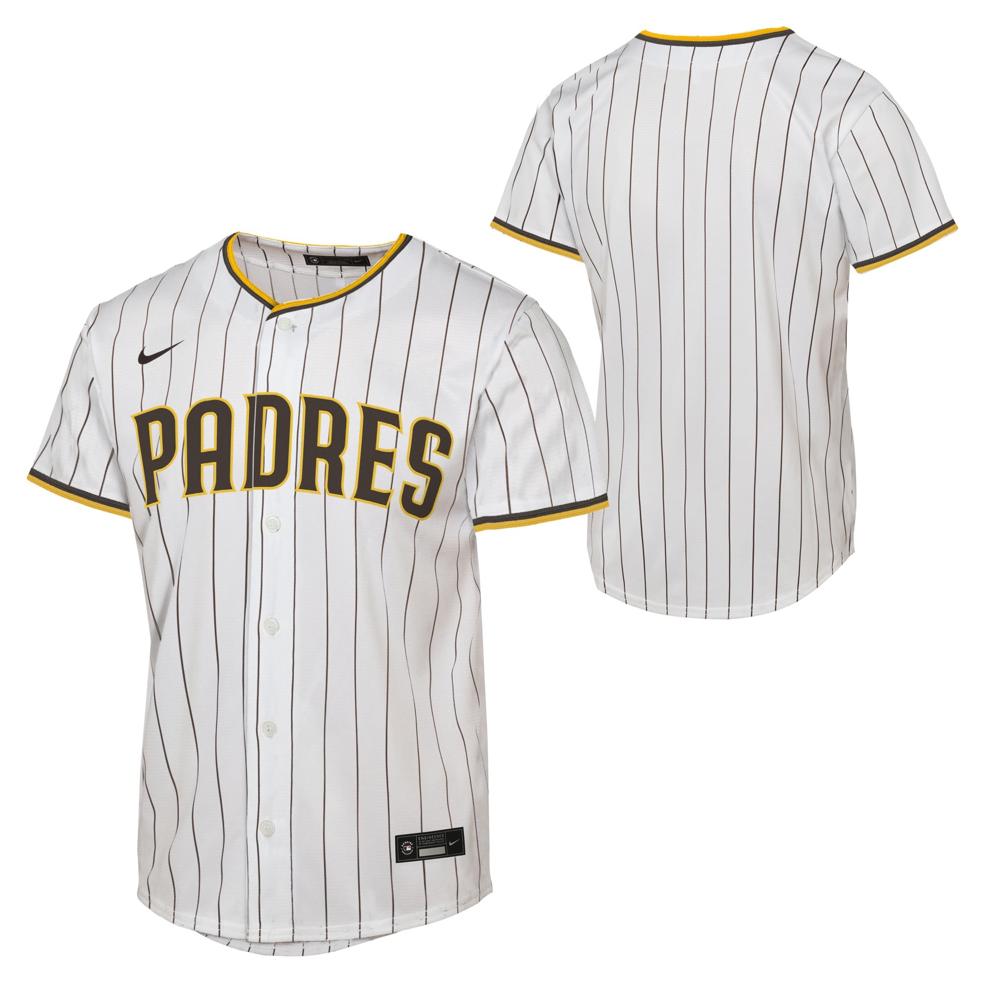 San Diego Padres Nike Official Replica Home Jersey - Youth