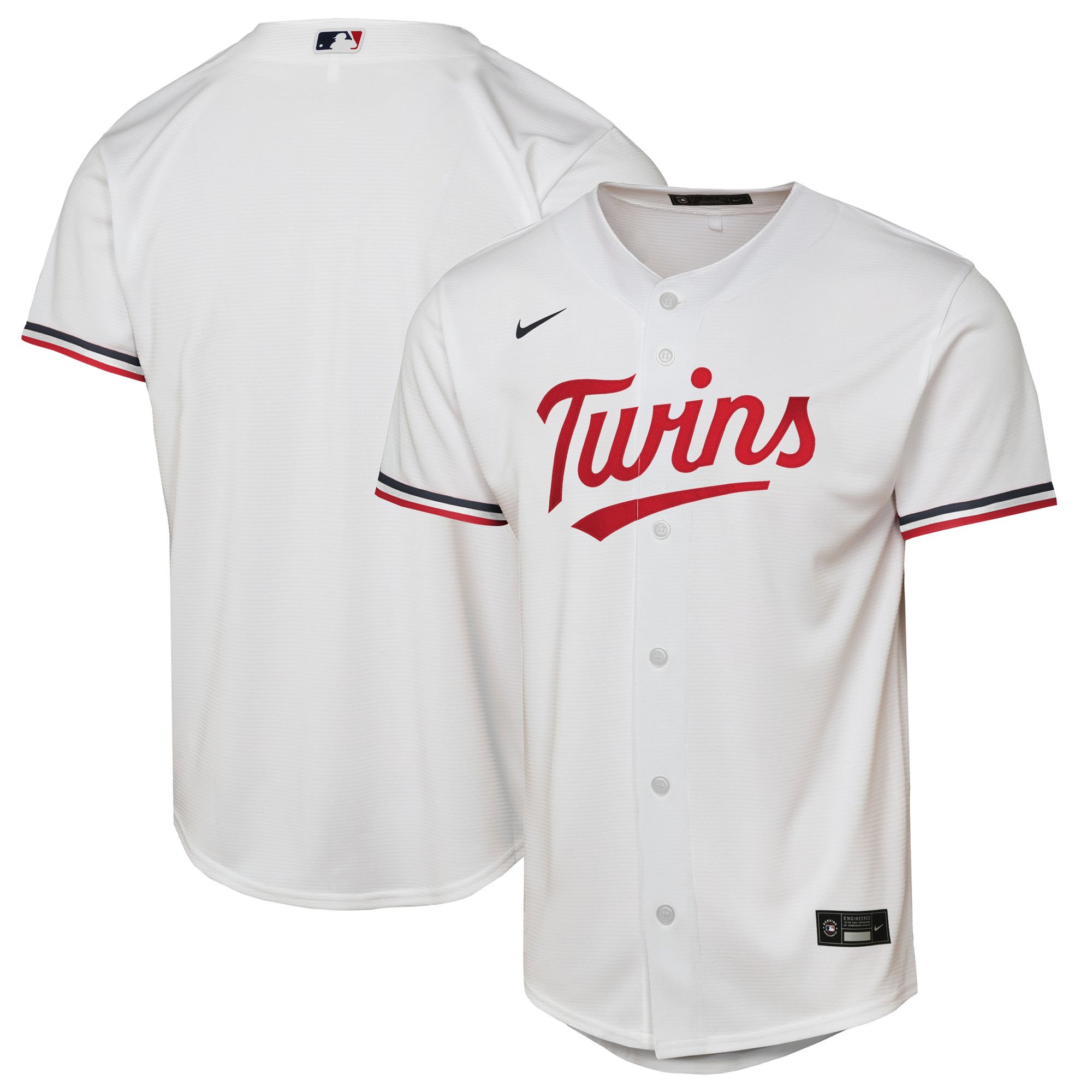 Minnesota Twins Nike Official Replica Home Jersey - Youth