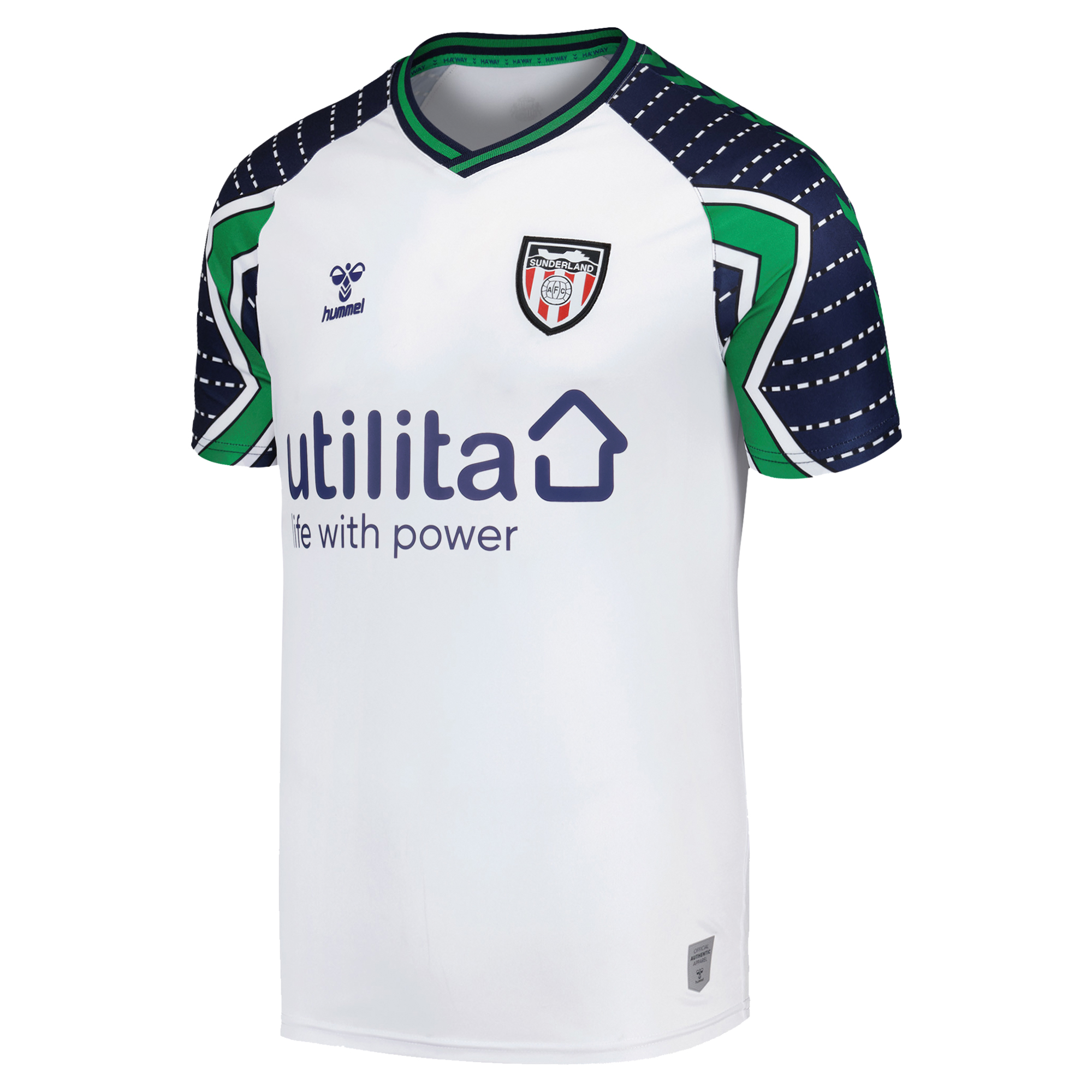 Sunderland Hummel Away Shirt 2024-25 - Kids with Roberts 10 printing, , rebel_hi-res