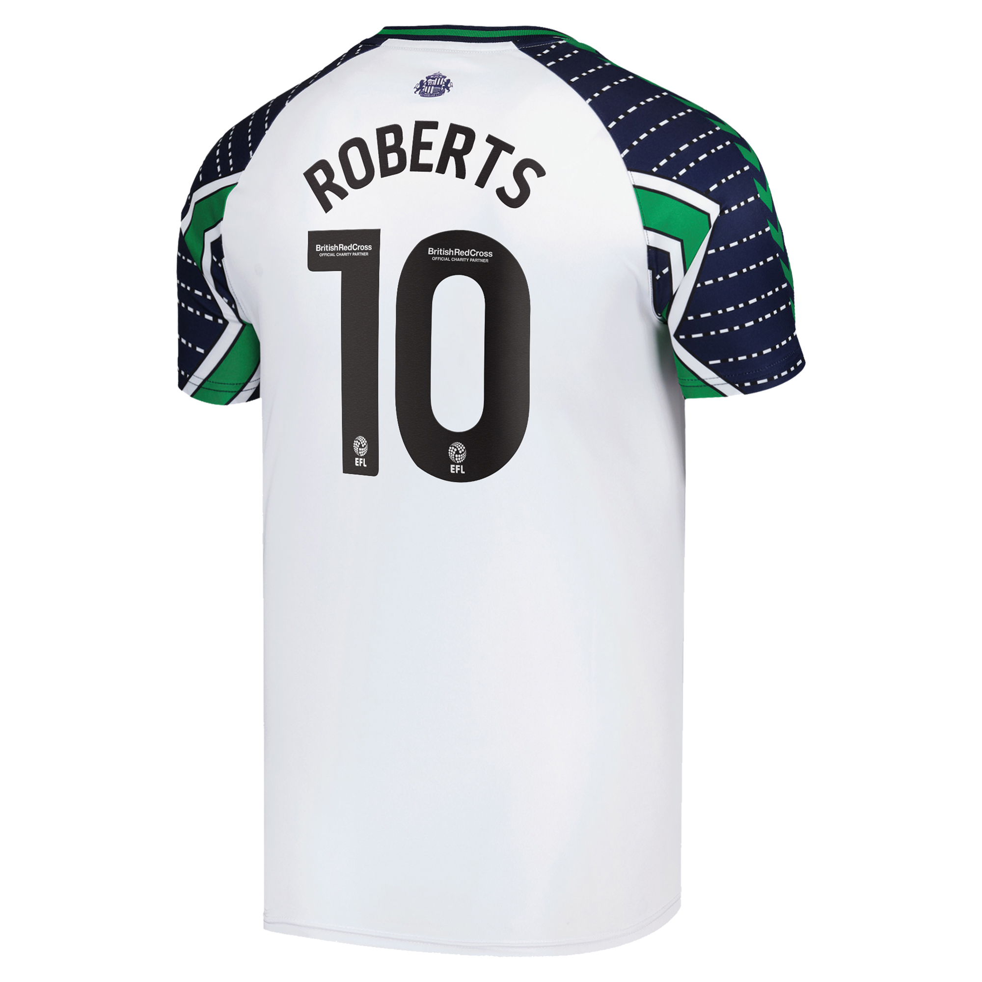 Sunderland Hummel Away Shirt 2024-25 - Kids with Roberts 10 printing, , rebel_hi-res