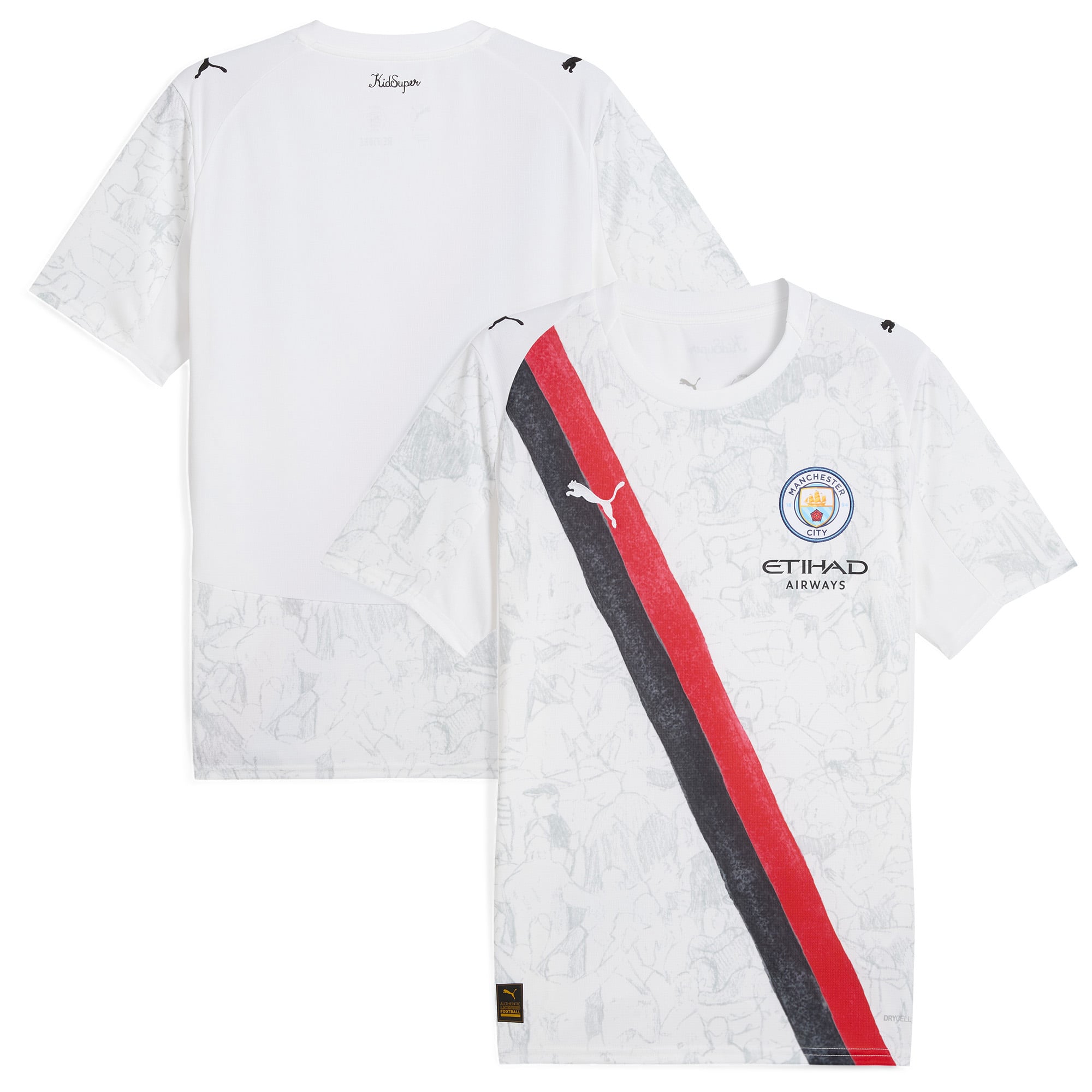 PUMA x KIDSUPER Manchester City Retro Football Jersey