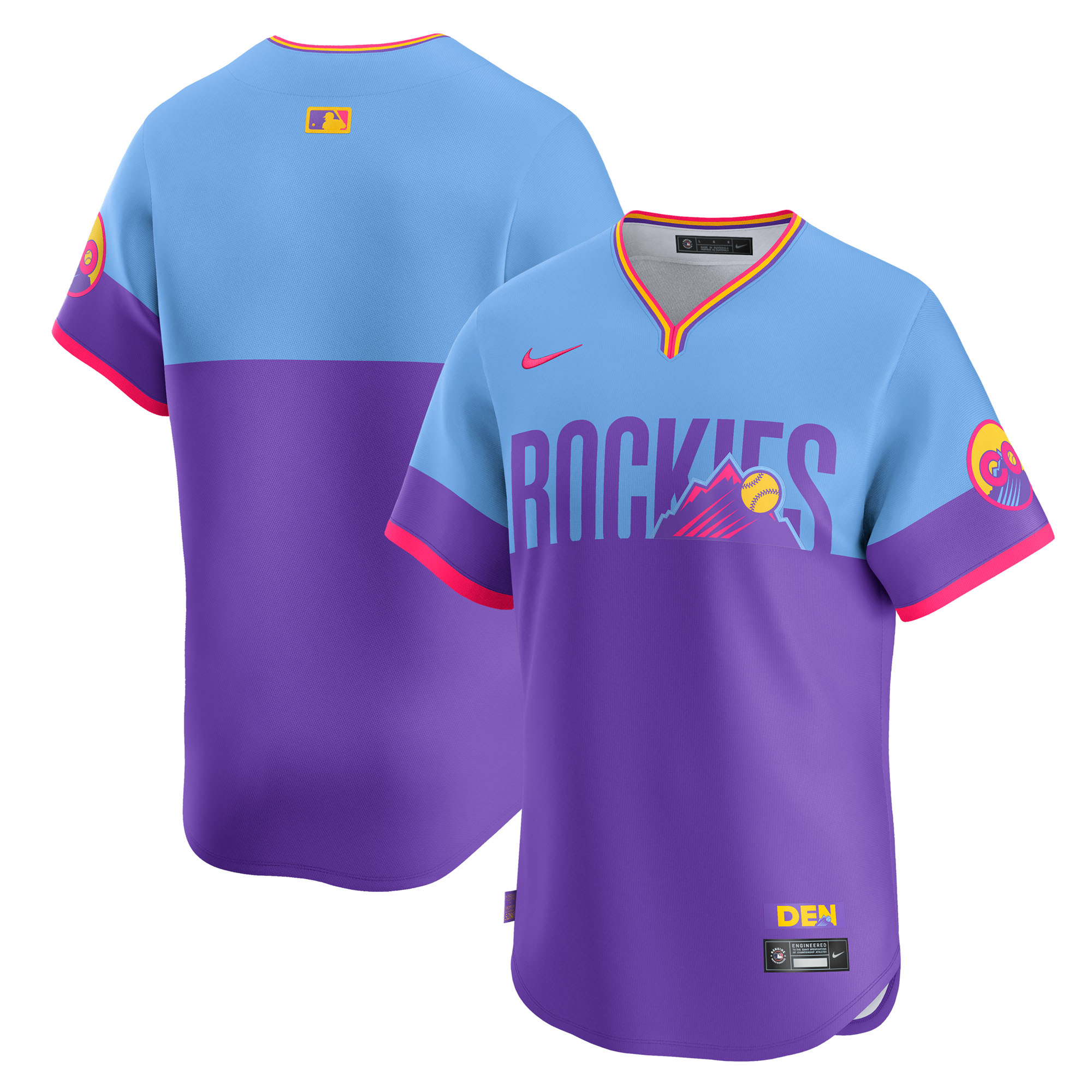 Colors Do Rocks Colorado Rockies Nike MLB City Connect Limited Men's Jersey | Rebel Sport