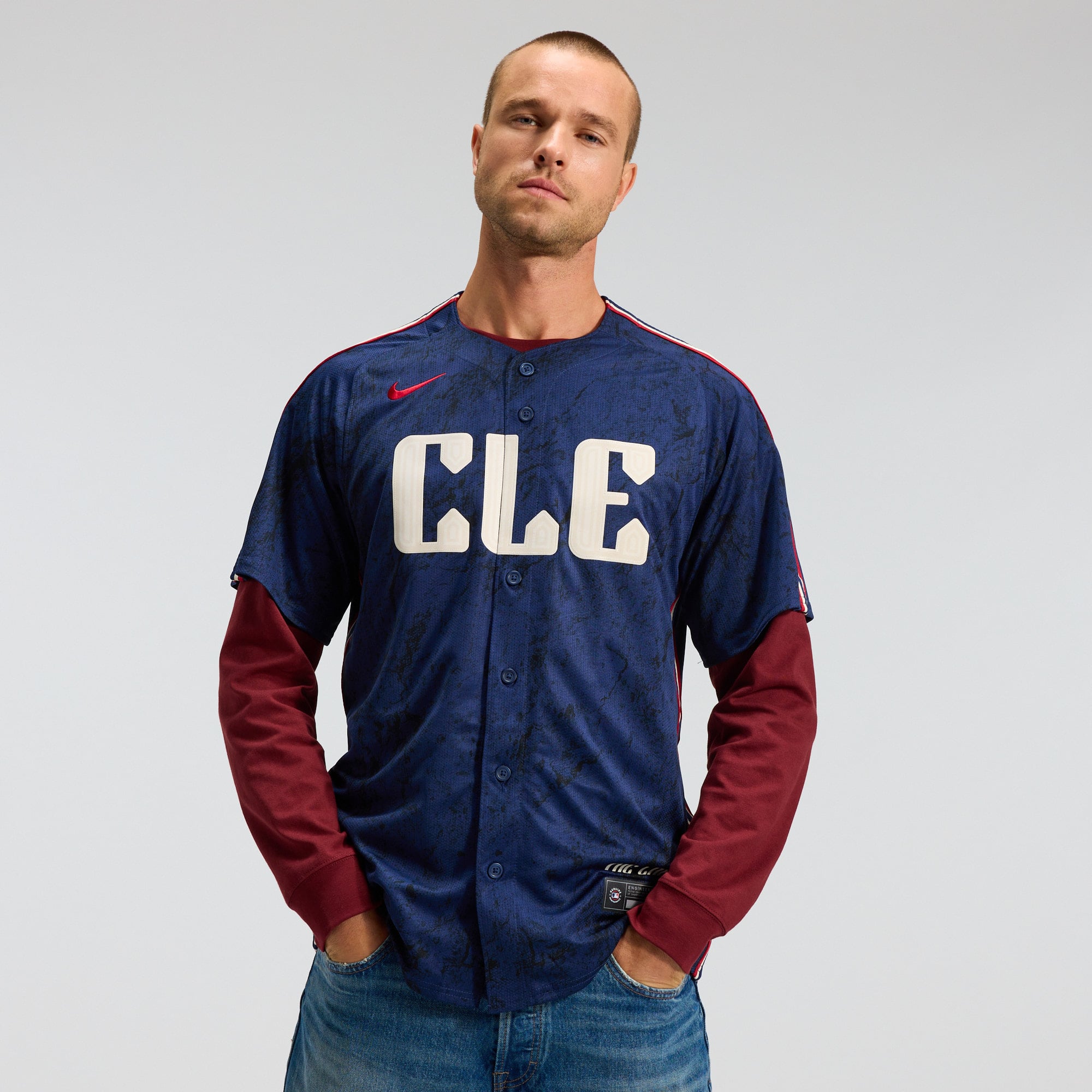 Cleveland Guardians Nike MLB City Connect Limited Men's Jersey