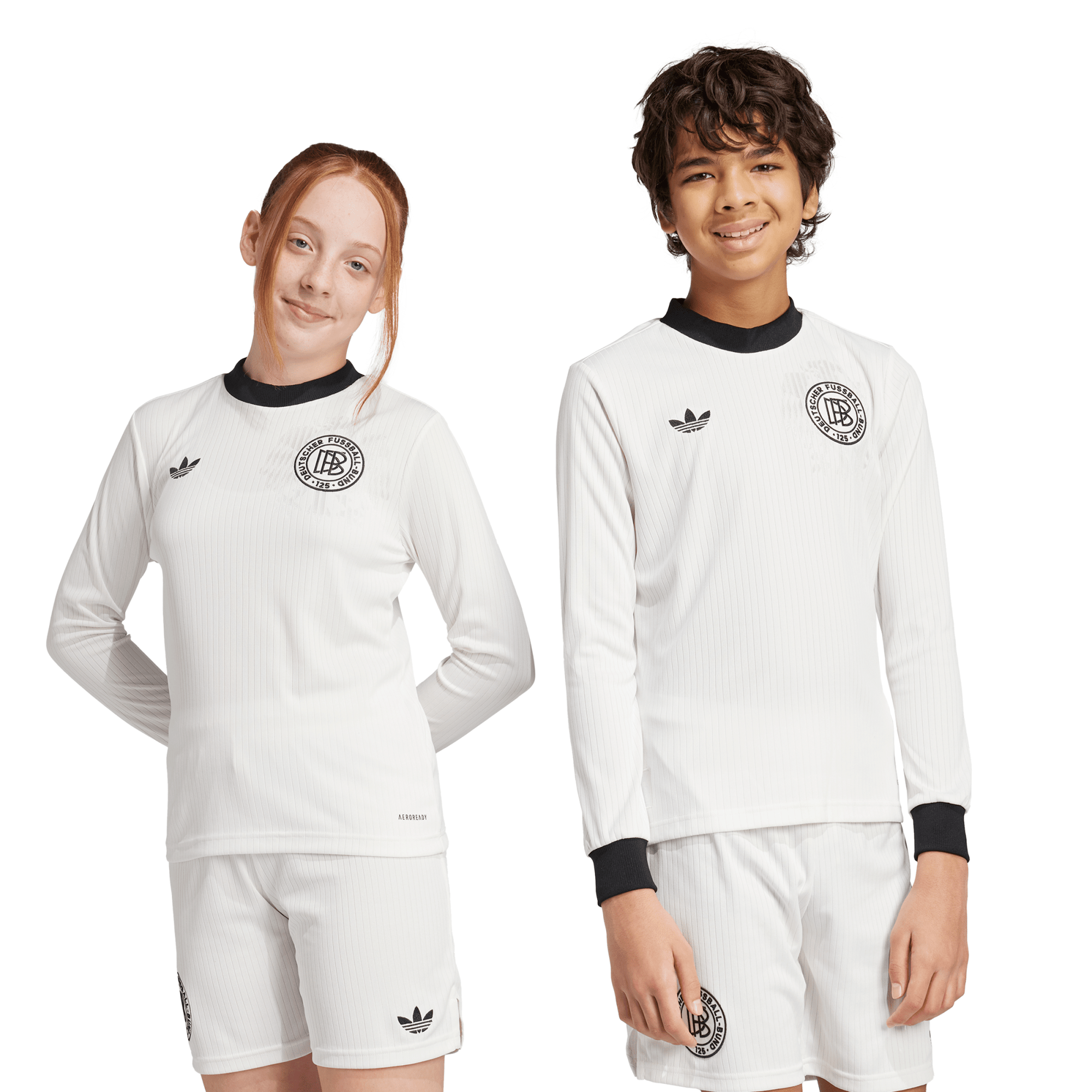 Germany DFB adidas 125th Anniversary Home Shirt - Long Sleeve - Kids, , rebel_hi-res
