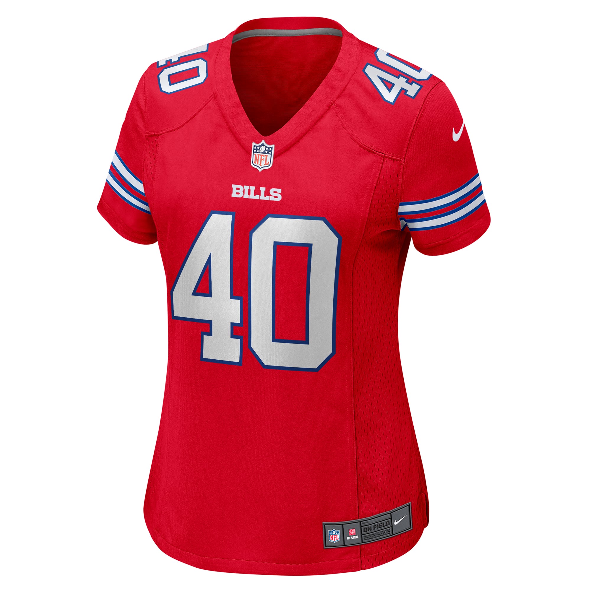 Buffalo Bills Nike Secondary Alternate Game Jersey - Red - Von Miller - Womens, , rebel_hi-res