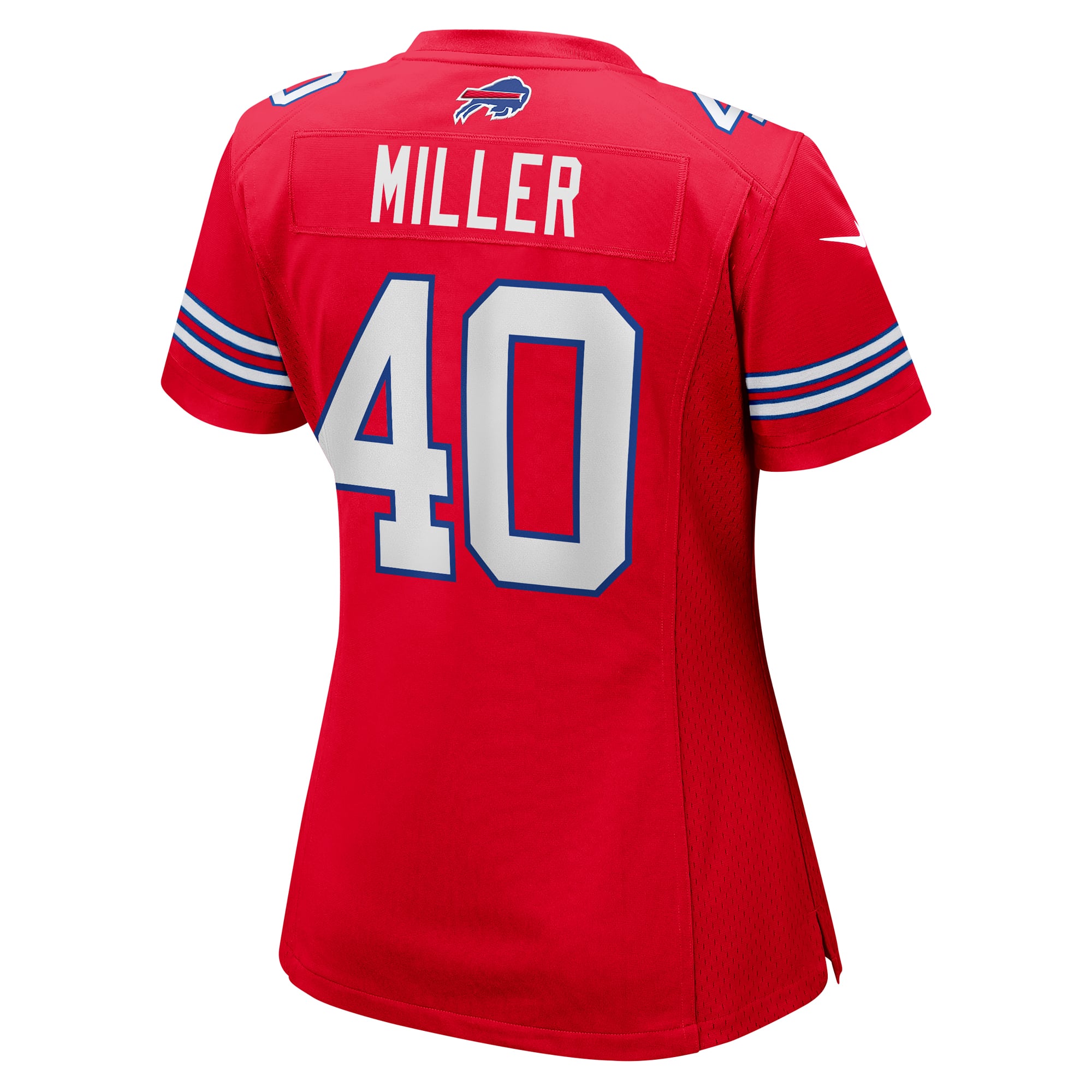 Buffalo Bills Nike Secondary Alternate Game Jersey - Red - Von Miller - Womens, , rebel_hi-res