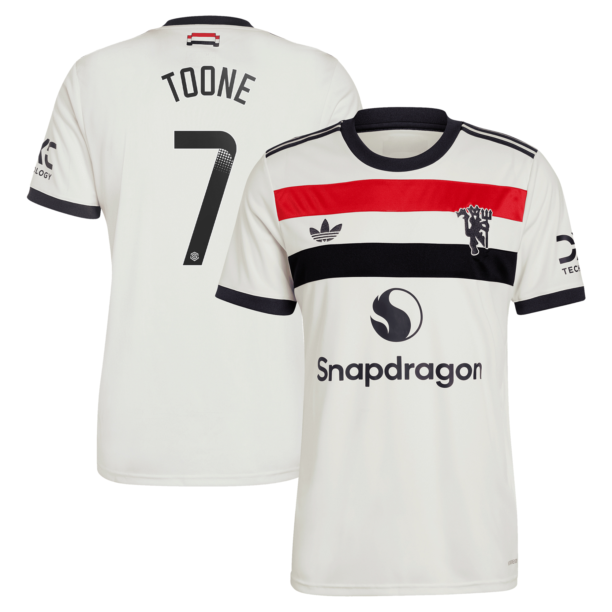 Manchester United adidas WSL Third Shirt 2024-25 with Toone 7 printing ...