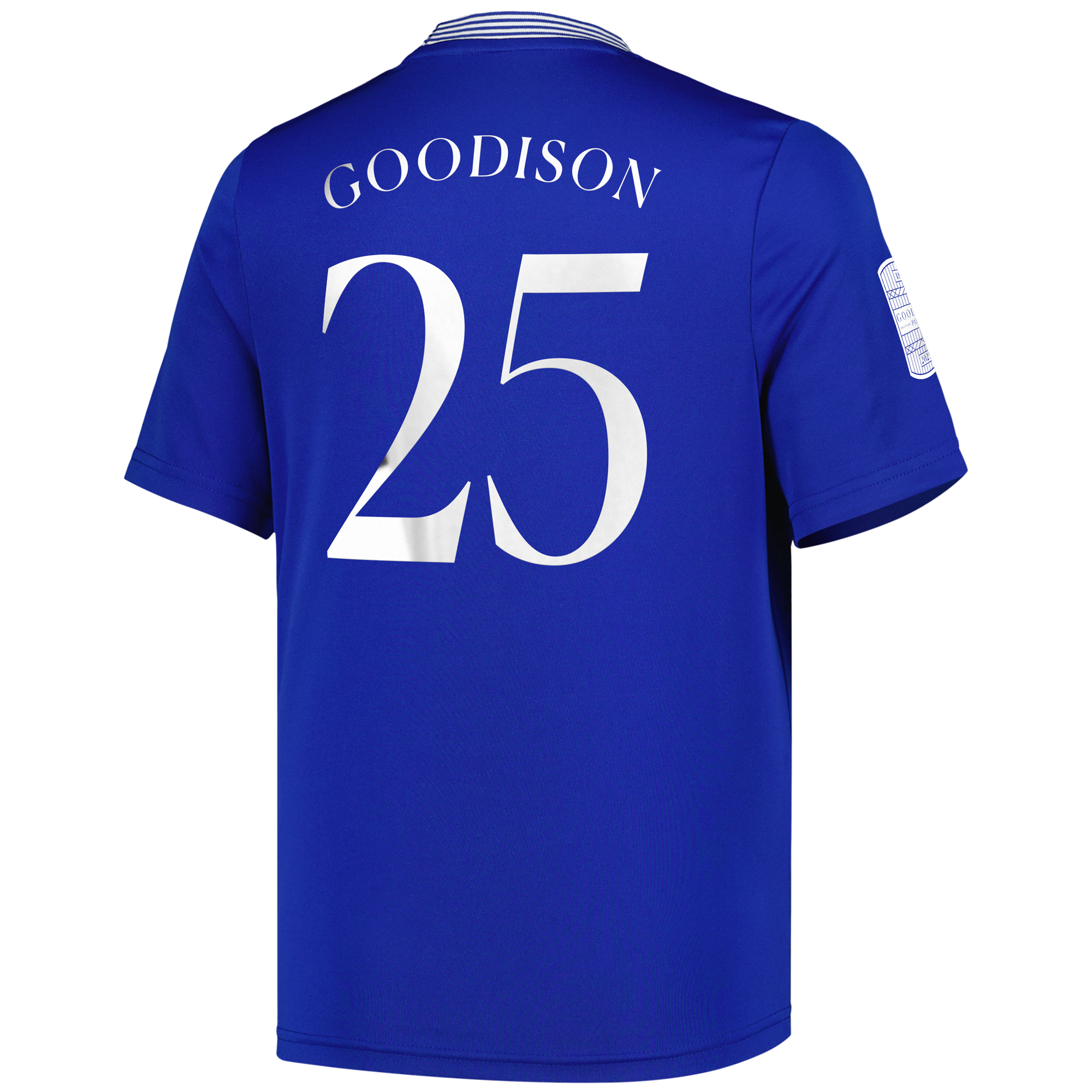 Everton Castore Home Replica Shirt 2024-25 - Kids with Goodison 25 ...