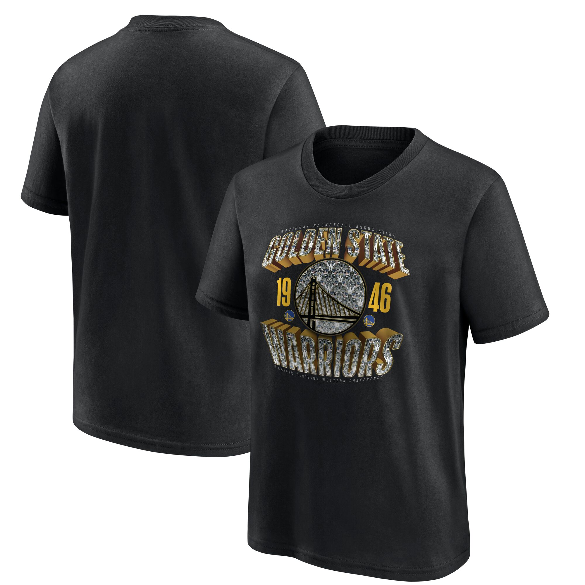 Golden State Warriors Quick Strides T-Shirt - Youth, , rebel_hi-res