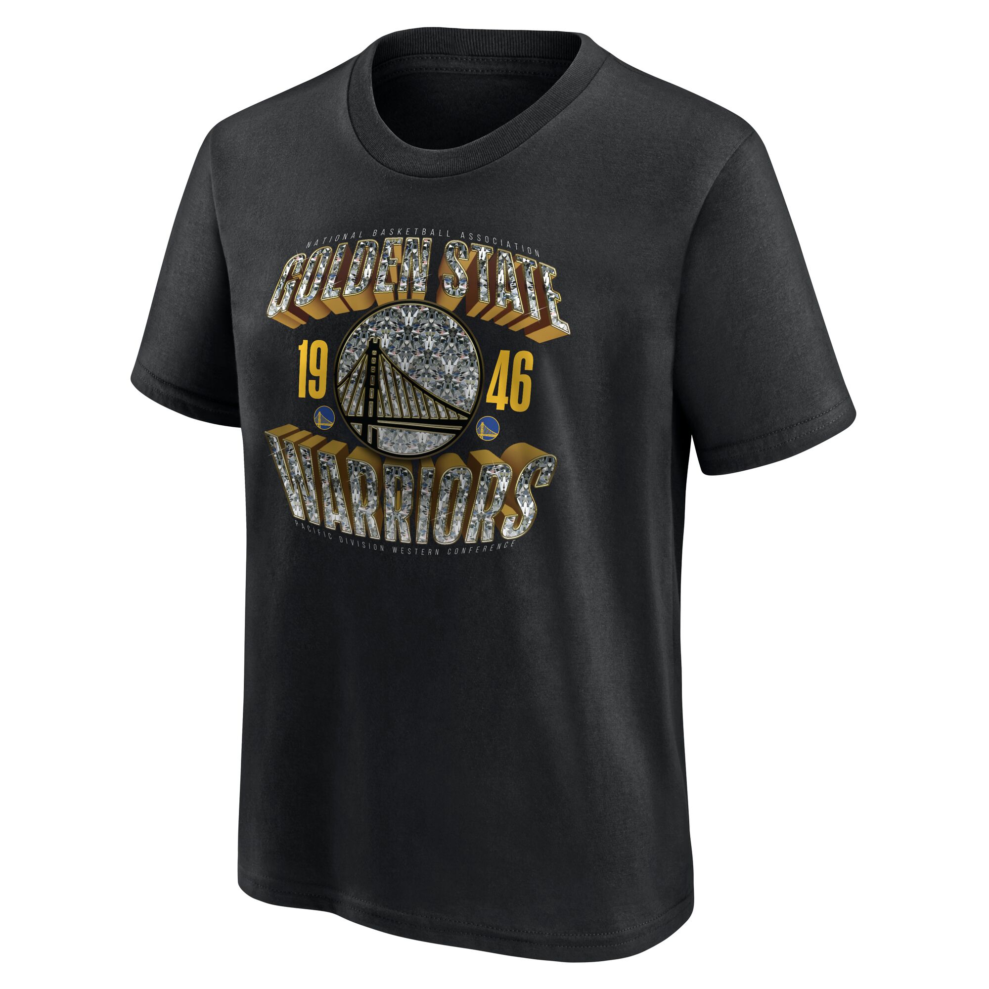 Golden State Warriors Quick Strides T-Shirt - Youth, , rebel_hi-res