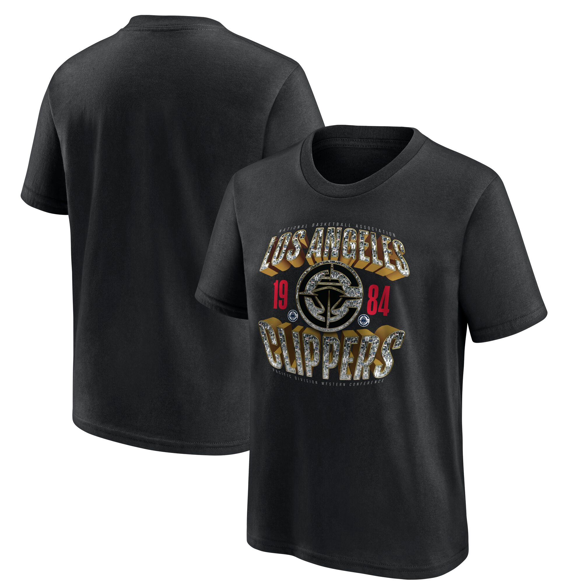 LA Clippers Quick Strides T-Shirt - Youth, , rebel_hi-res