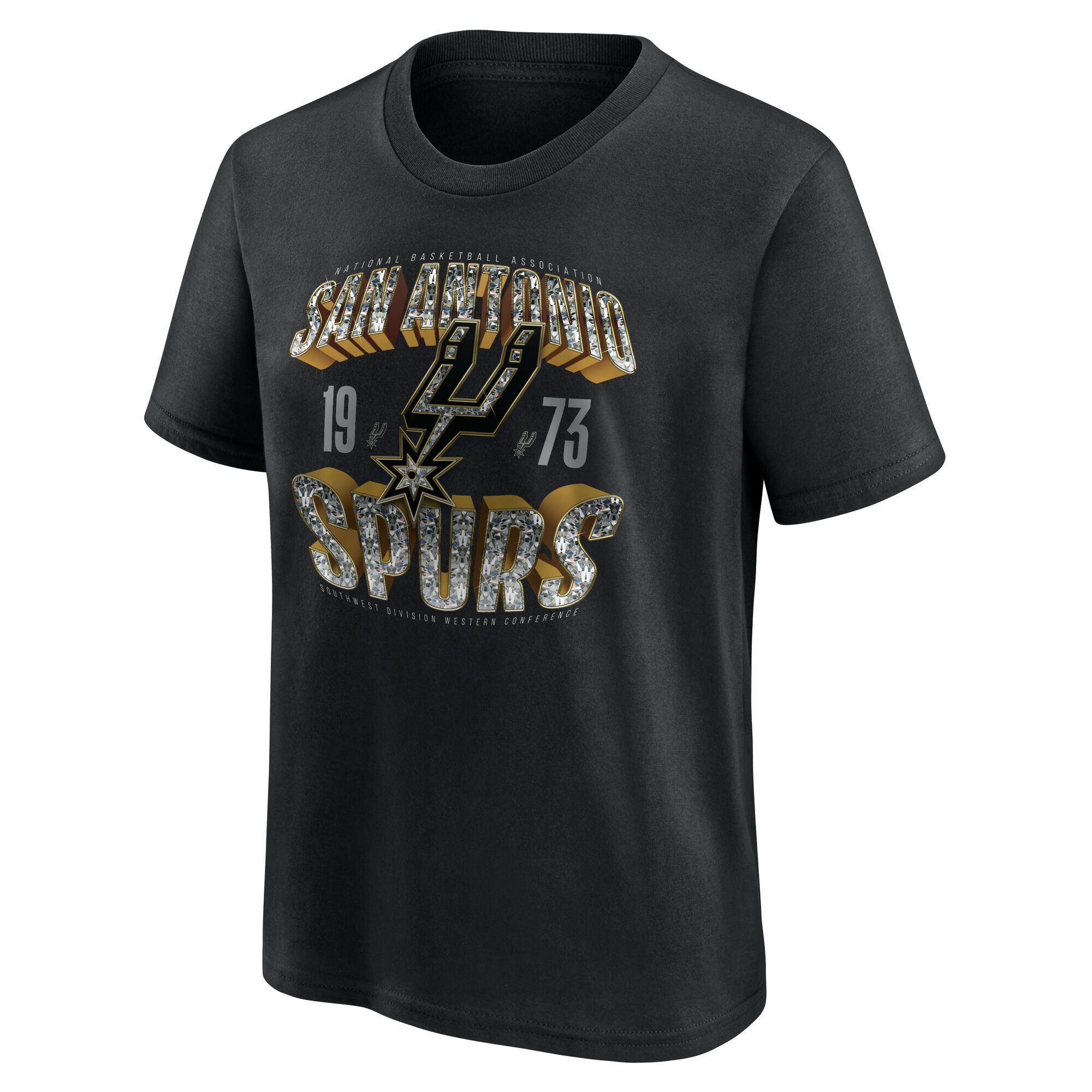 San Antonio Spurs Quick Strides T-Shirt - Youth, , rebel_hi-res