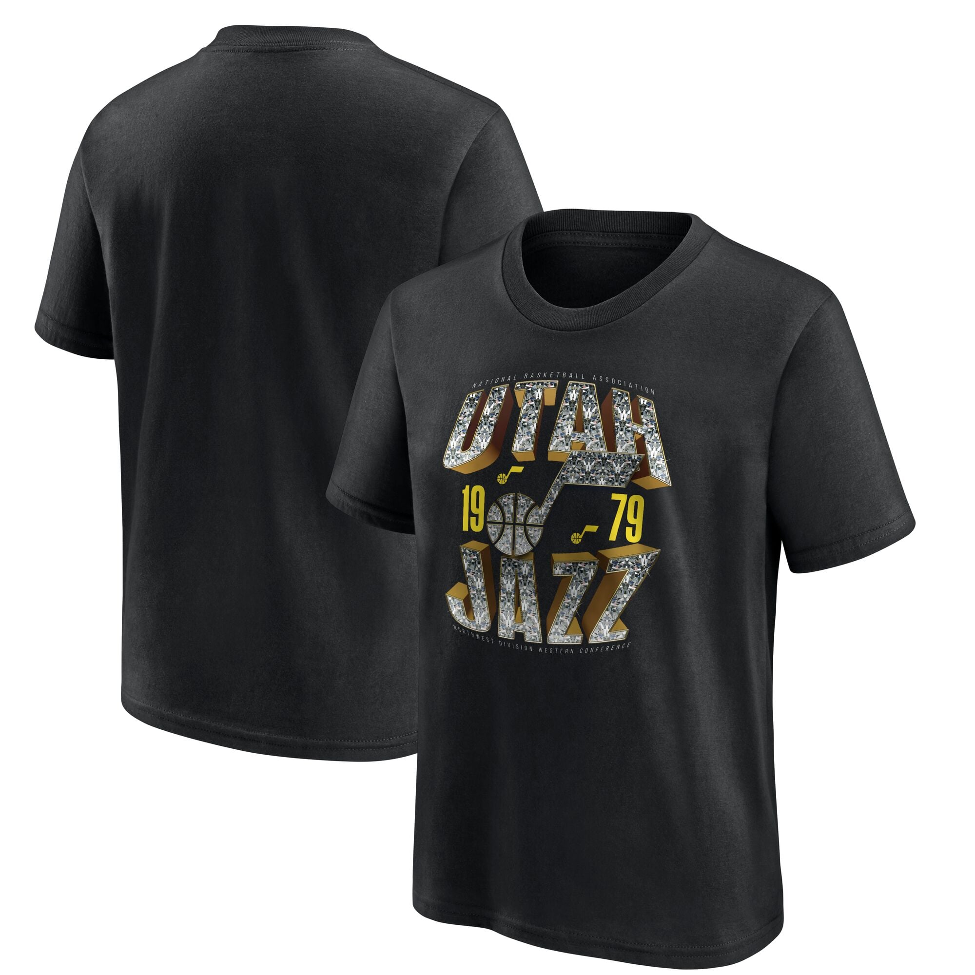 Utah Jazz Quick Strides T-Shirt - Youth, , rebel_hi-res