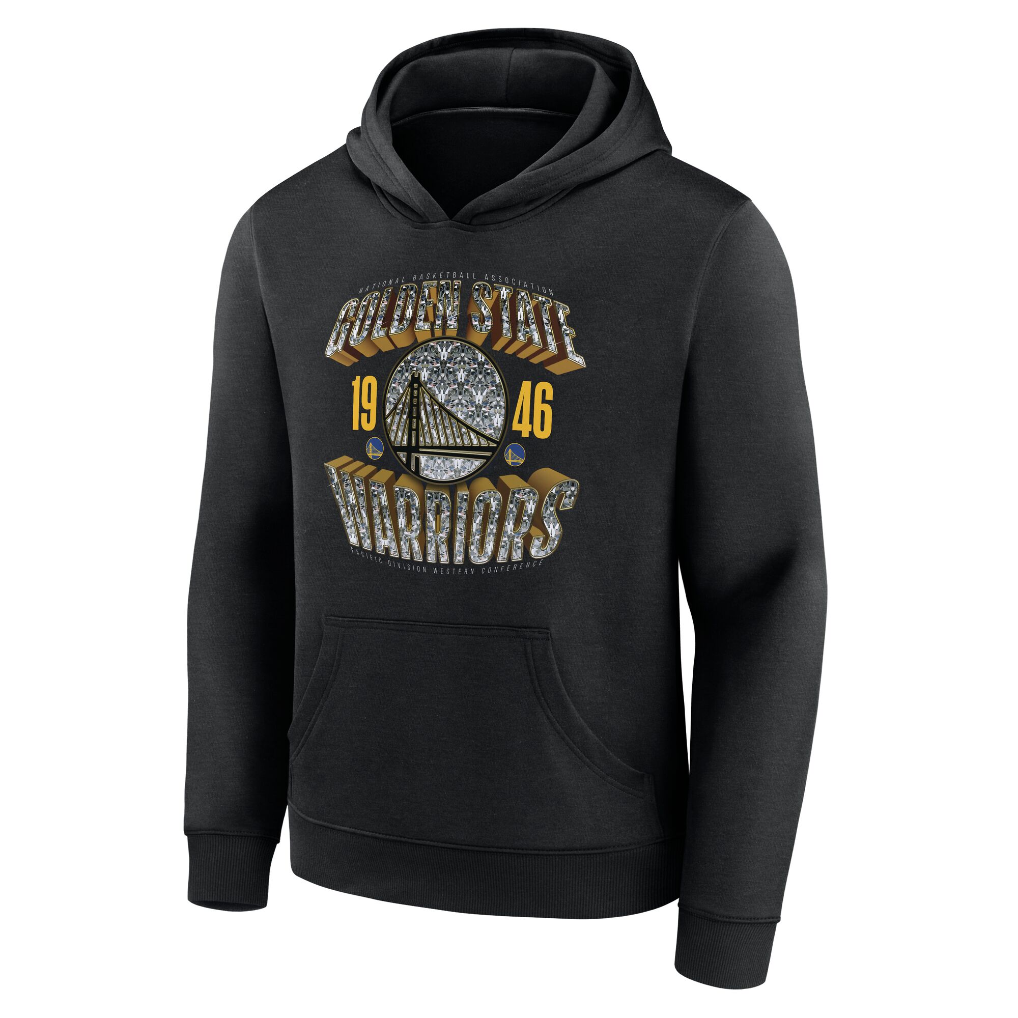Golden State Warriors Quick Strides Hoodie - Youth, , rebel_hi-res