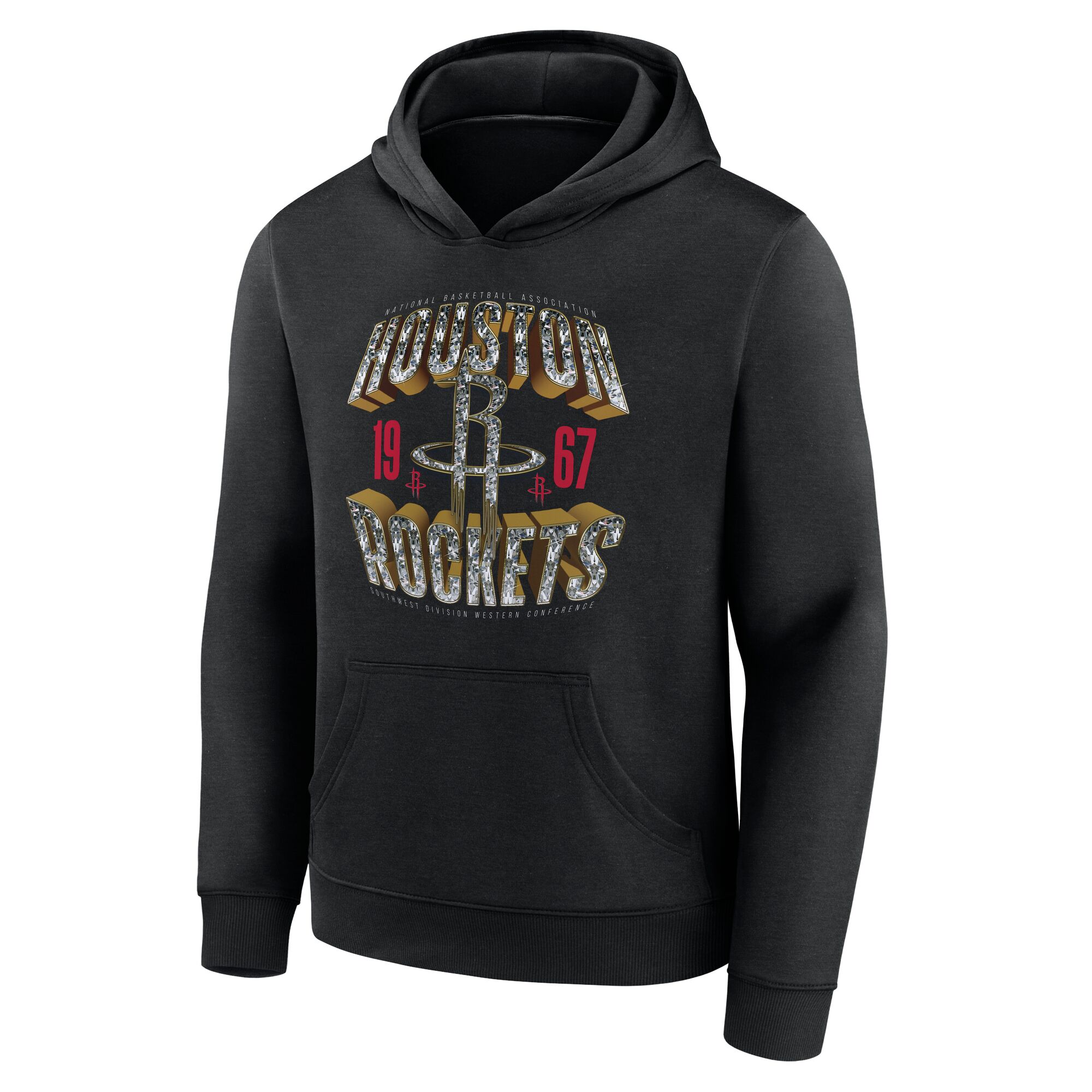 Houston Rockets Quick Strides Hoodie - Youth, , rebel_hi-res