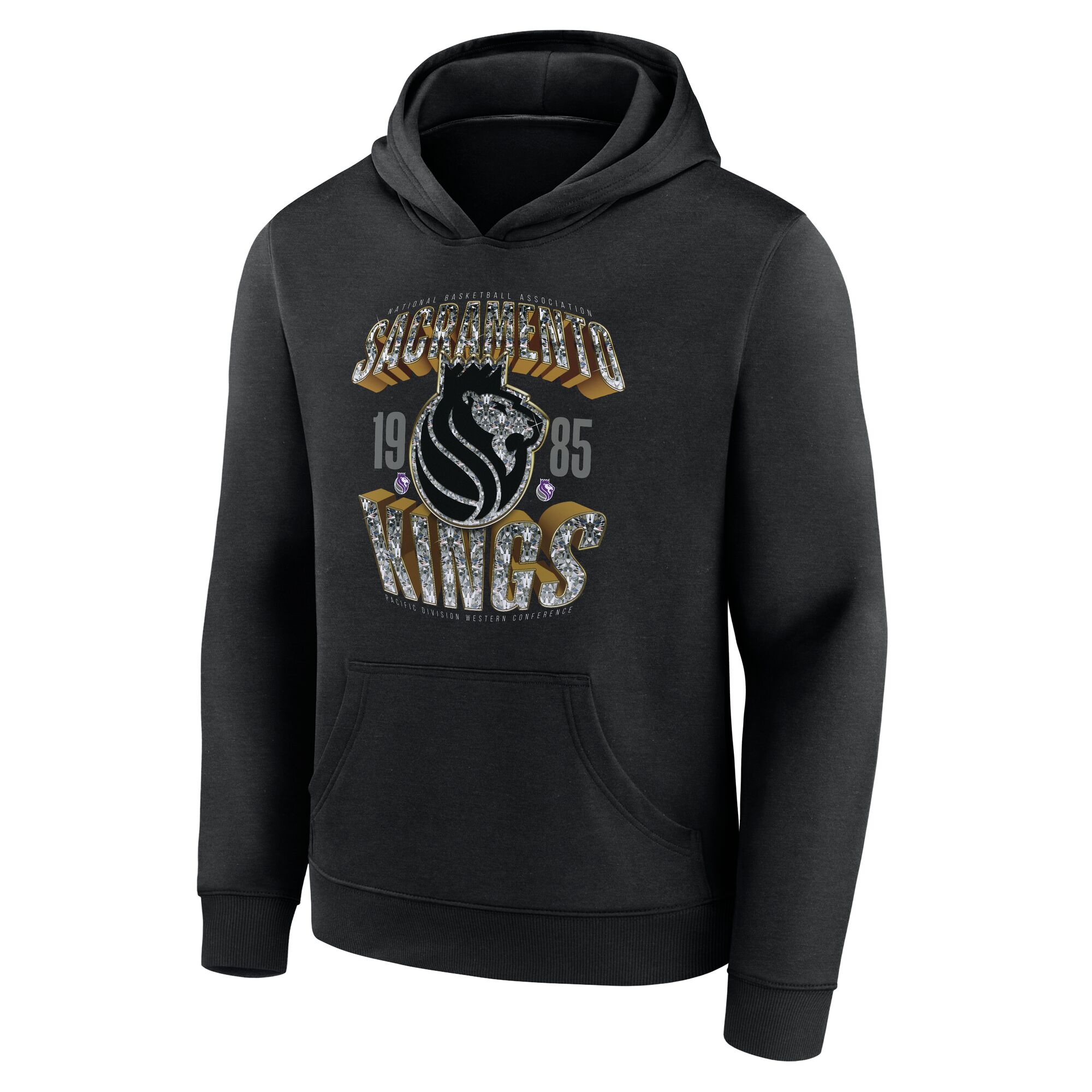 Sacramento Kings Quick Strides Hoodie - Youth, , rebel_hi-res