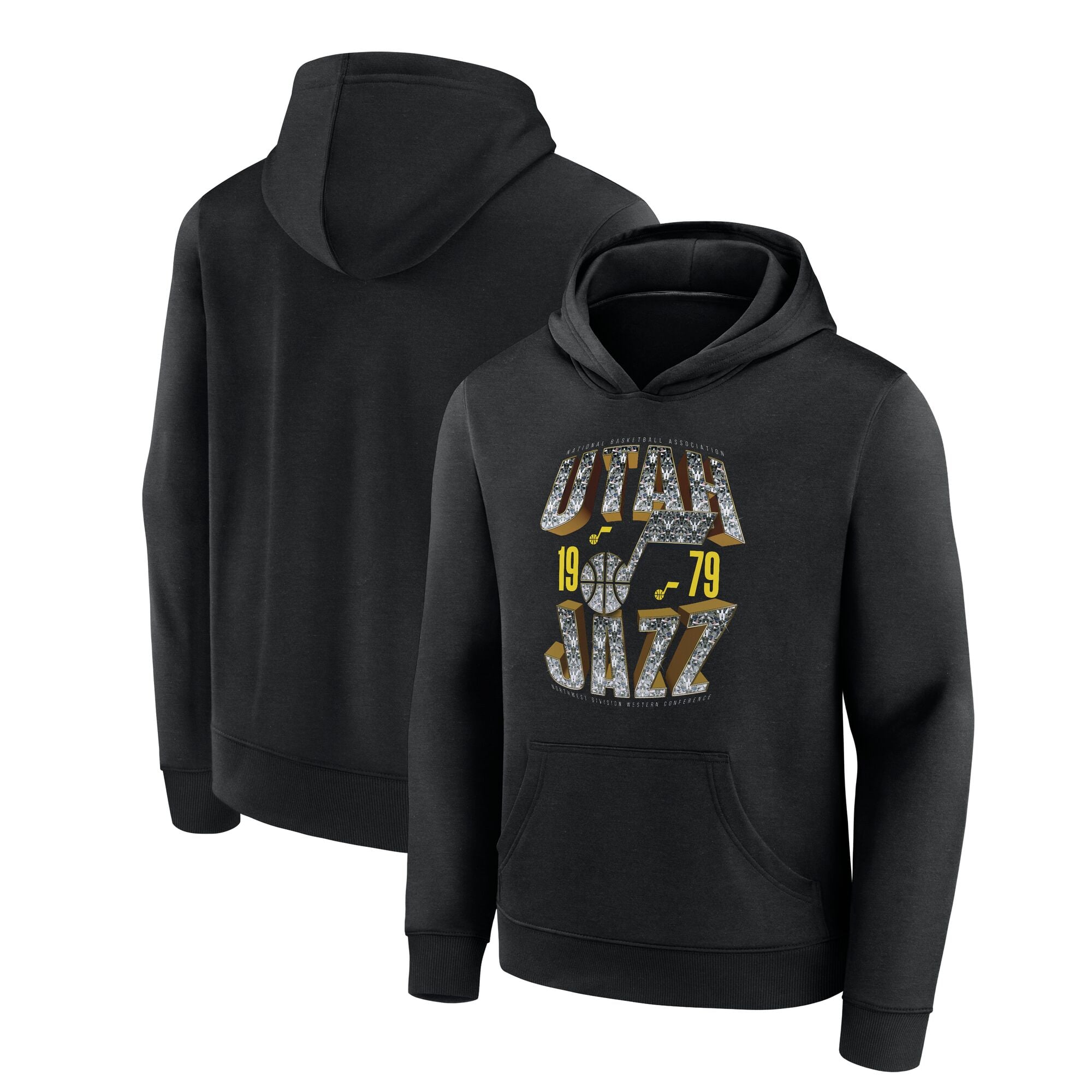 Utah Jazz Quick Strides Hoodie - Youth, , rebel_hi-res