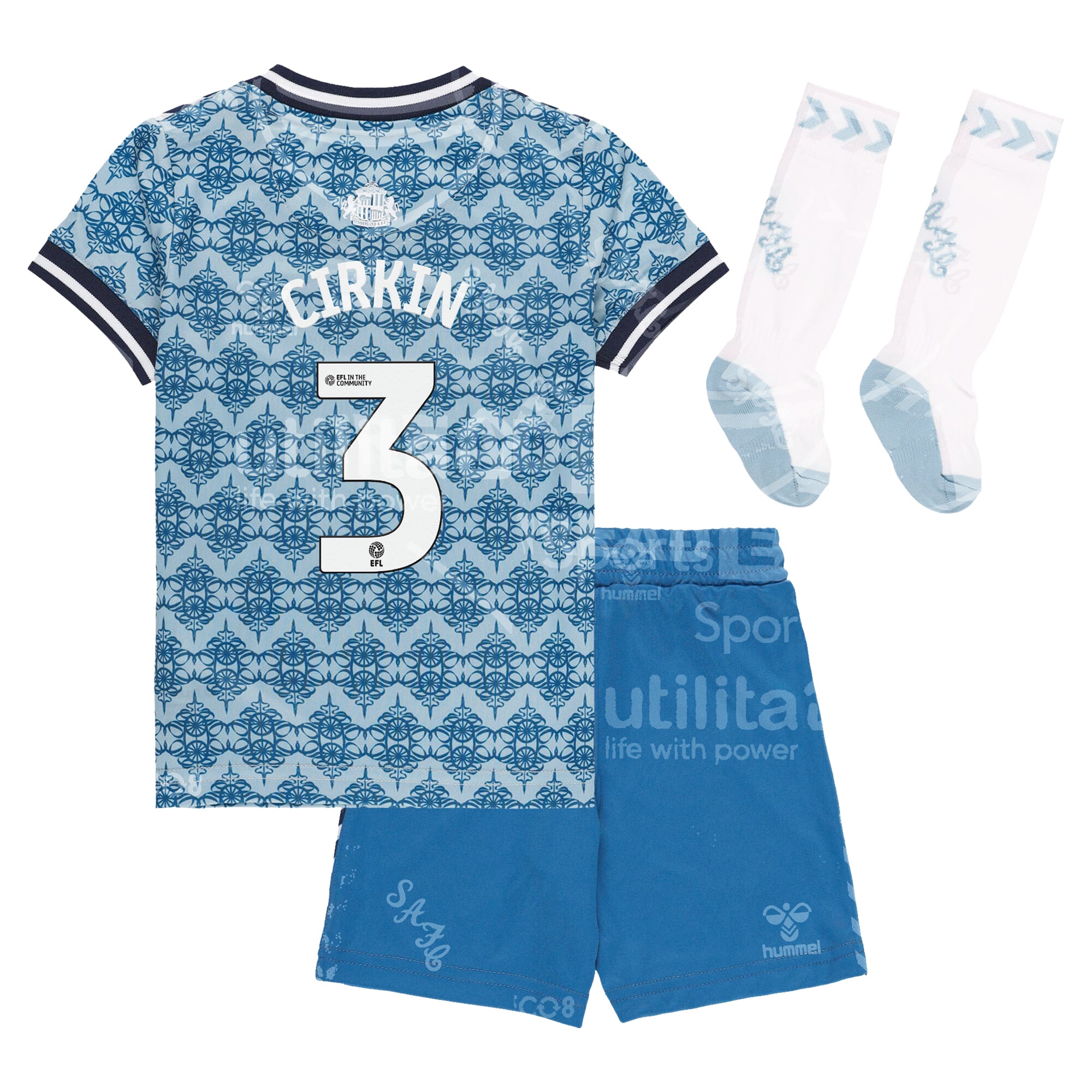 Sunderland Hummel Third Infant/BabyKit - 2024-25 with Cirkin 3 printing, , rebel_hi-res