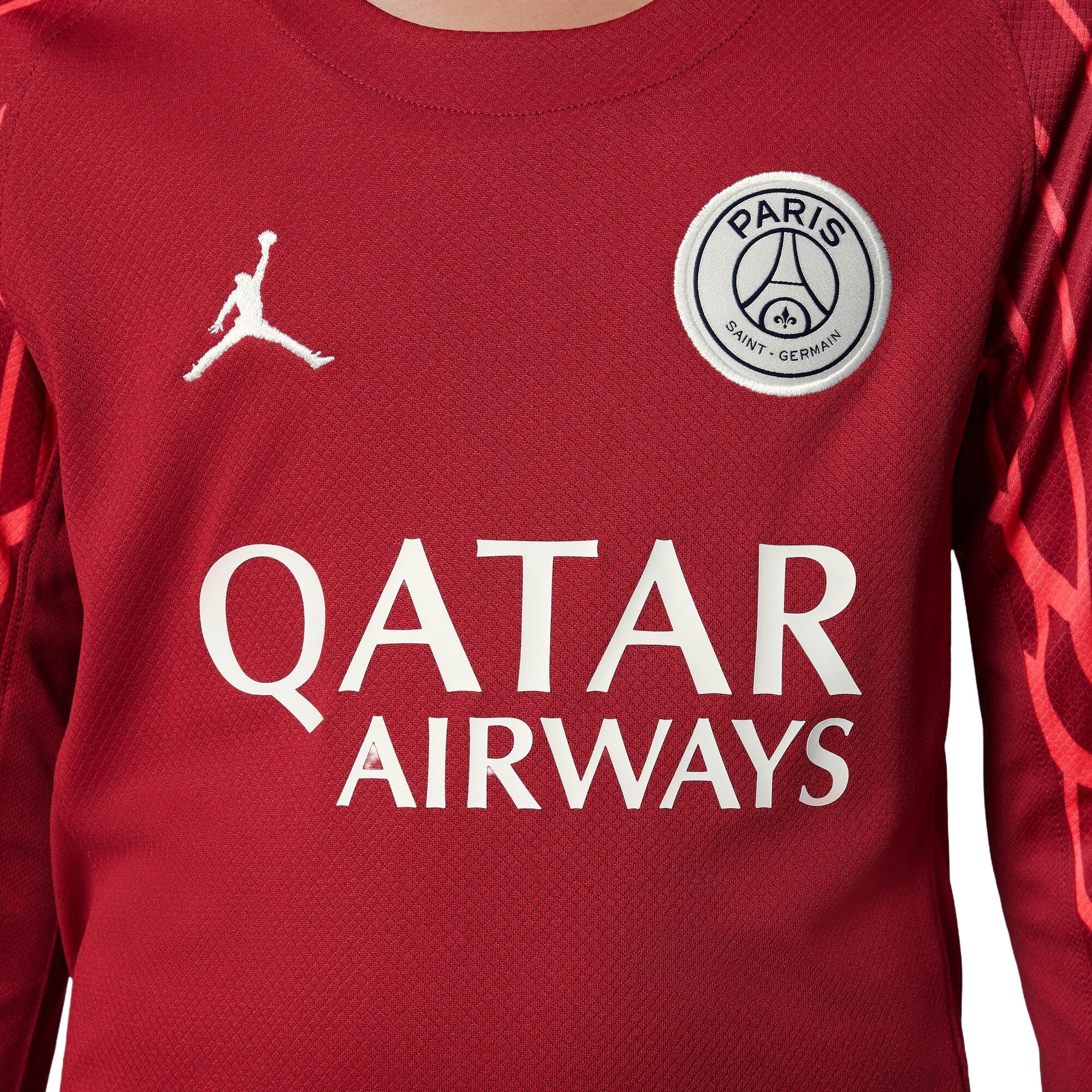 PSG x Jordan Fourth Stadium Long Sleeve Goalkeeper Shirt 2024-25 - Kids, , rebel_hi-res