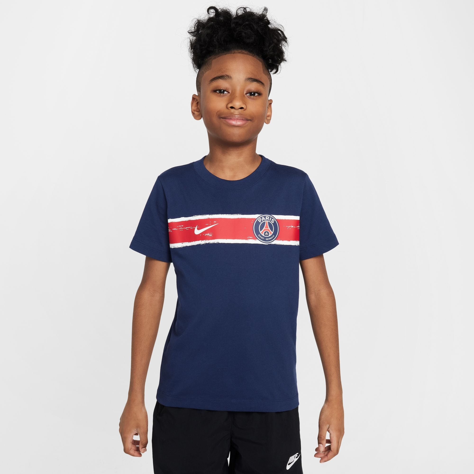 PSG Nike Heritage T-Shirt - Midnight Navy - Kids