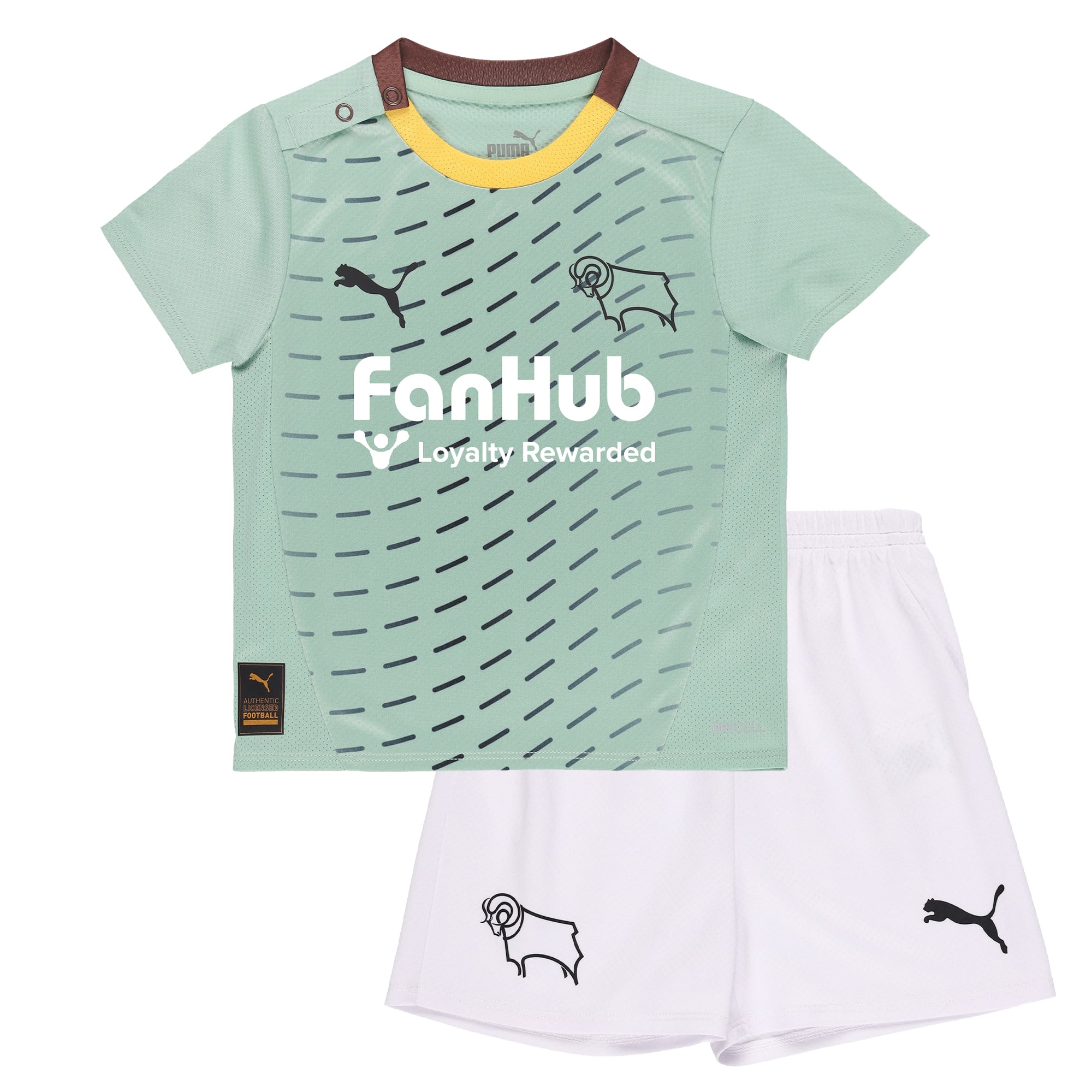 Derby County Puma Away Infant Kit 2024-25 with Wilson 2 printing, , rebel_hi-res