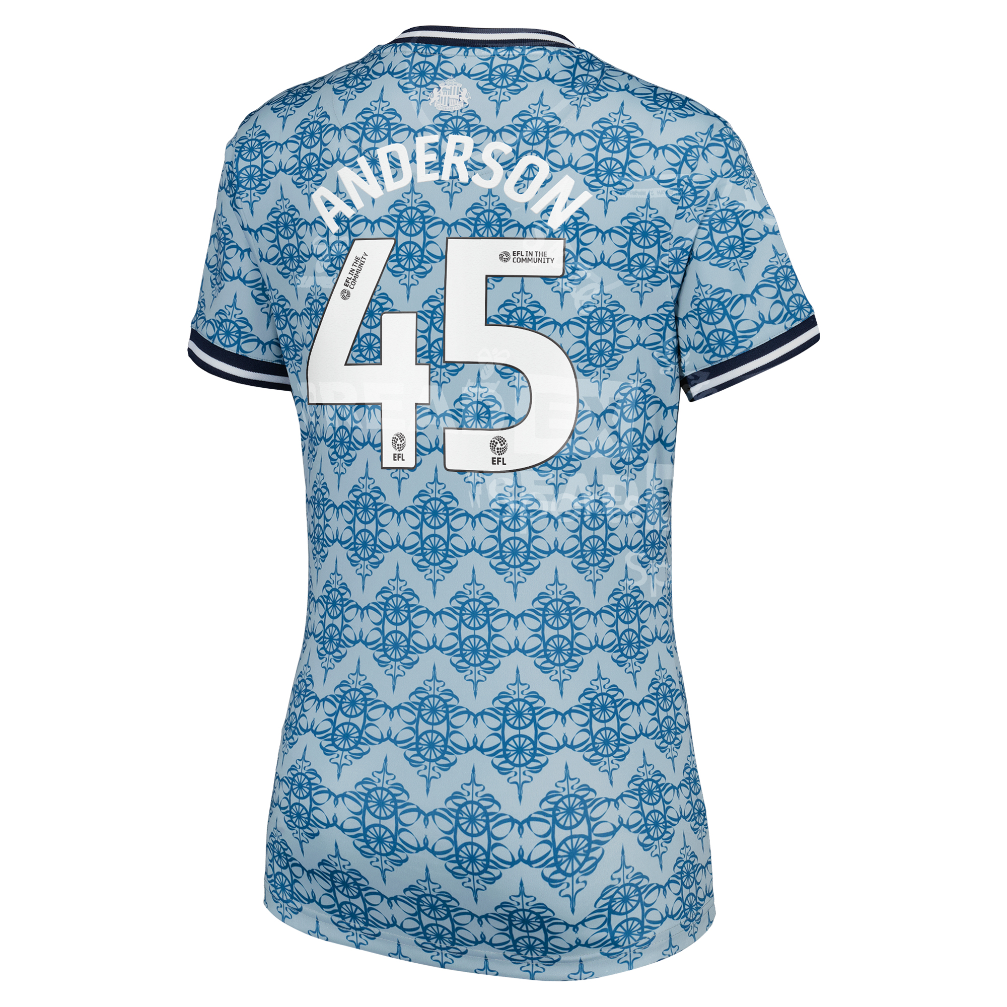 Sunderland Hummel Third Shirt 2024-25 - Womens with Anderson 45 printing, , rebel_hi-res