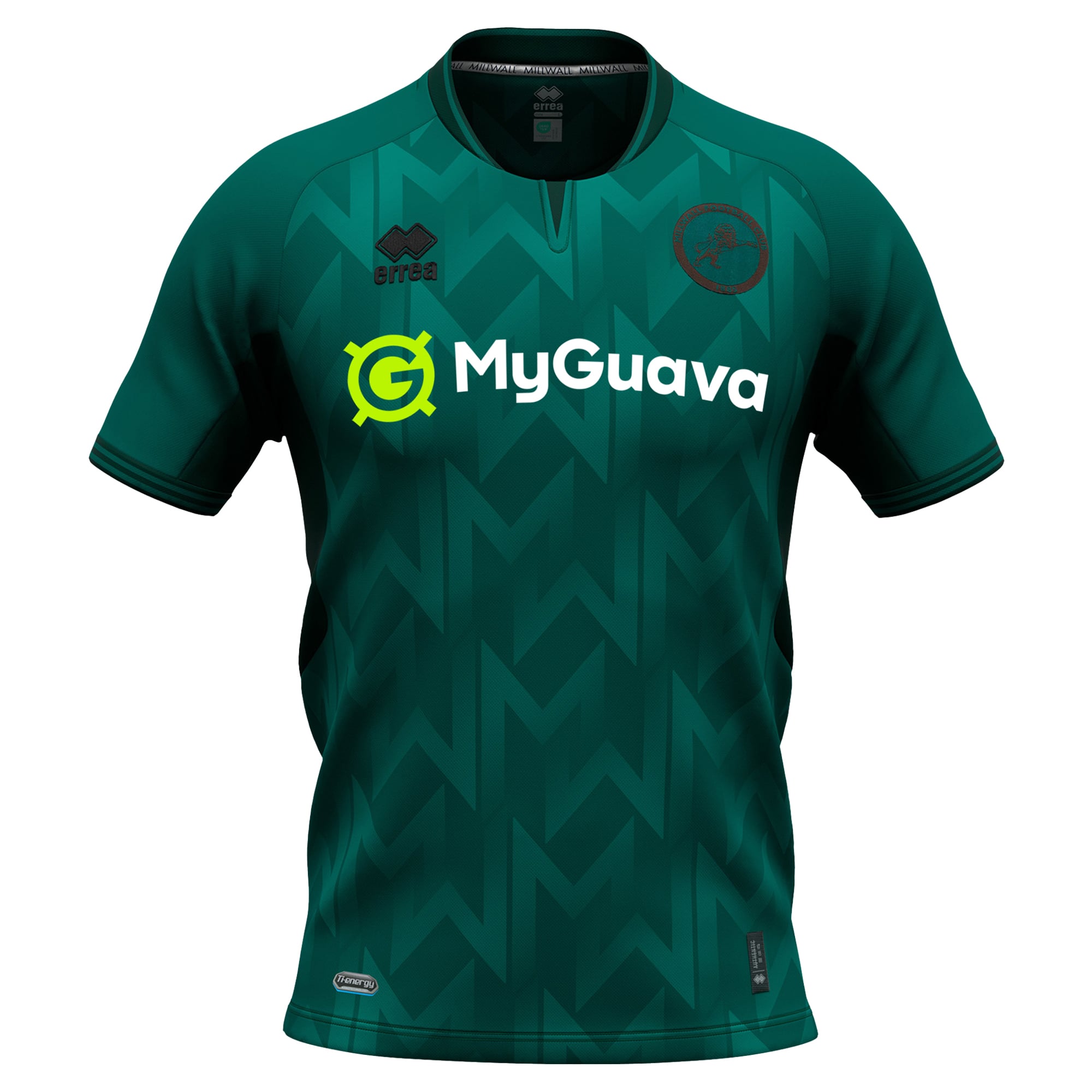 Millwall Errea Away Shirt 2024-25 with Esse 25 printing, , rebel_hi-res