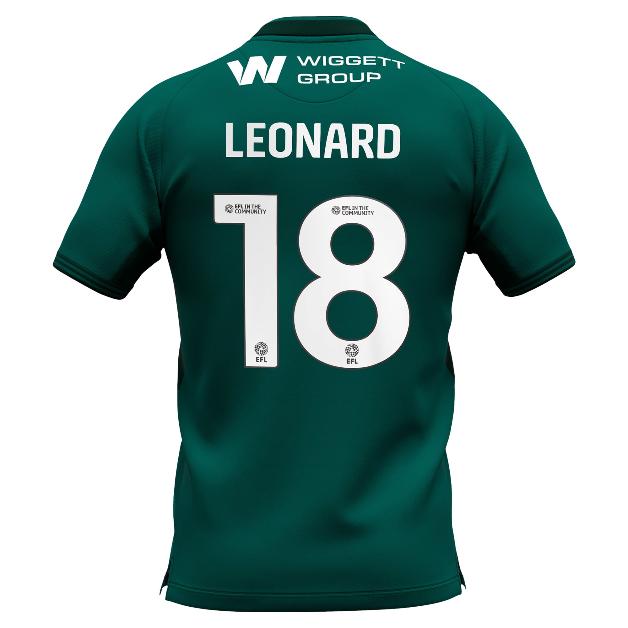 Millwall Errea Away Shirt 2024-25 with Leonard 18 printing, , rebel_hi-res