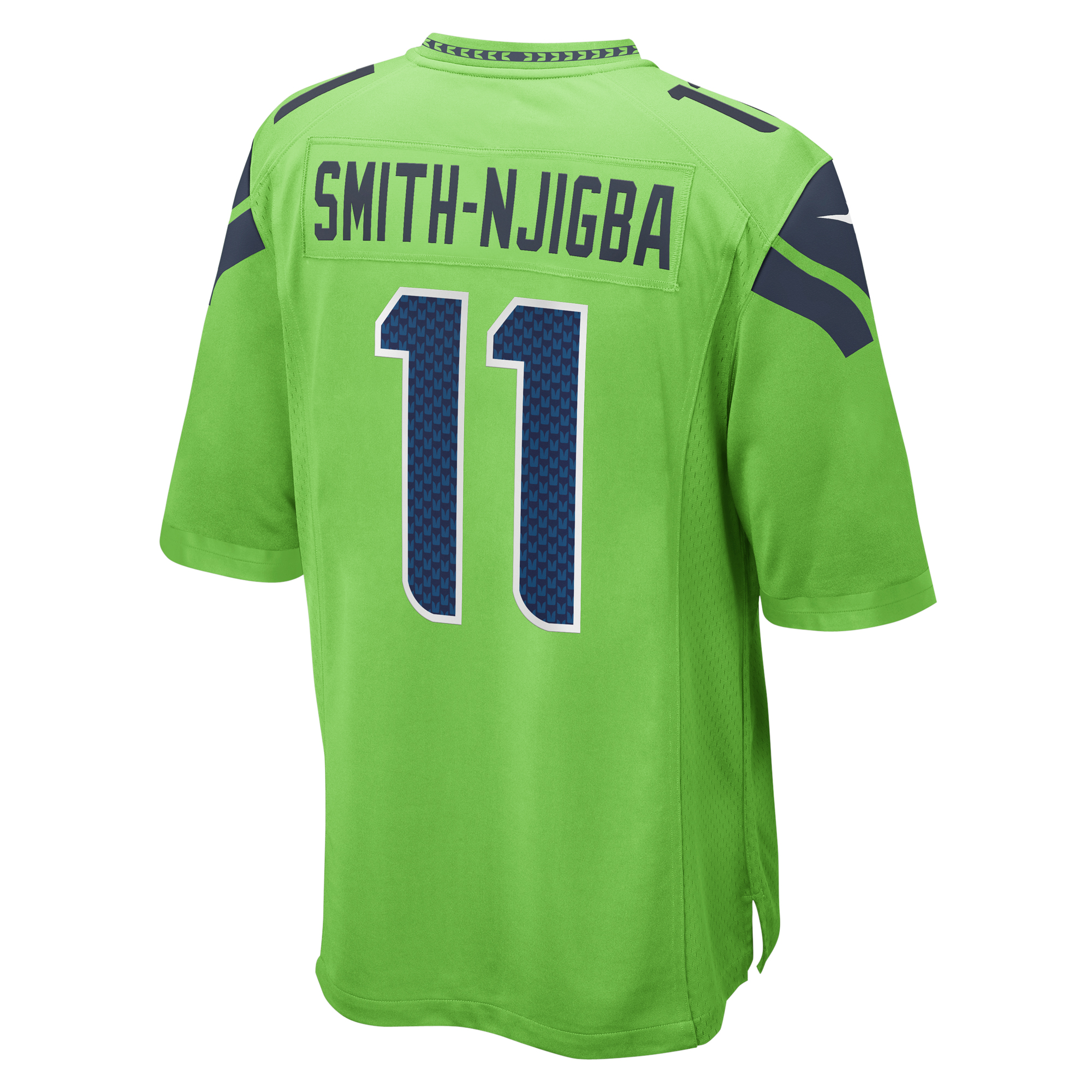 Seattle Seahawks Nike Secondary Alternate Game Jersey - Neon Green - Jaxon Smith-Njigba - Mens, , rebel_hi-res