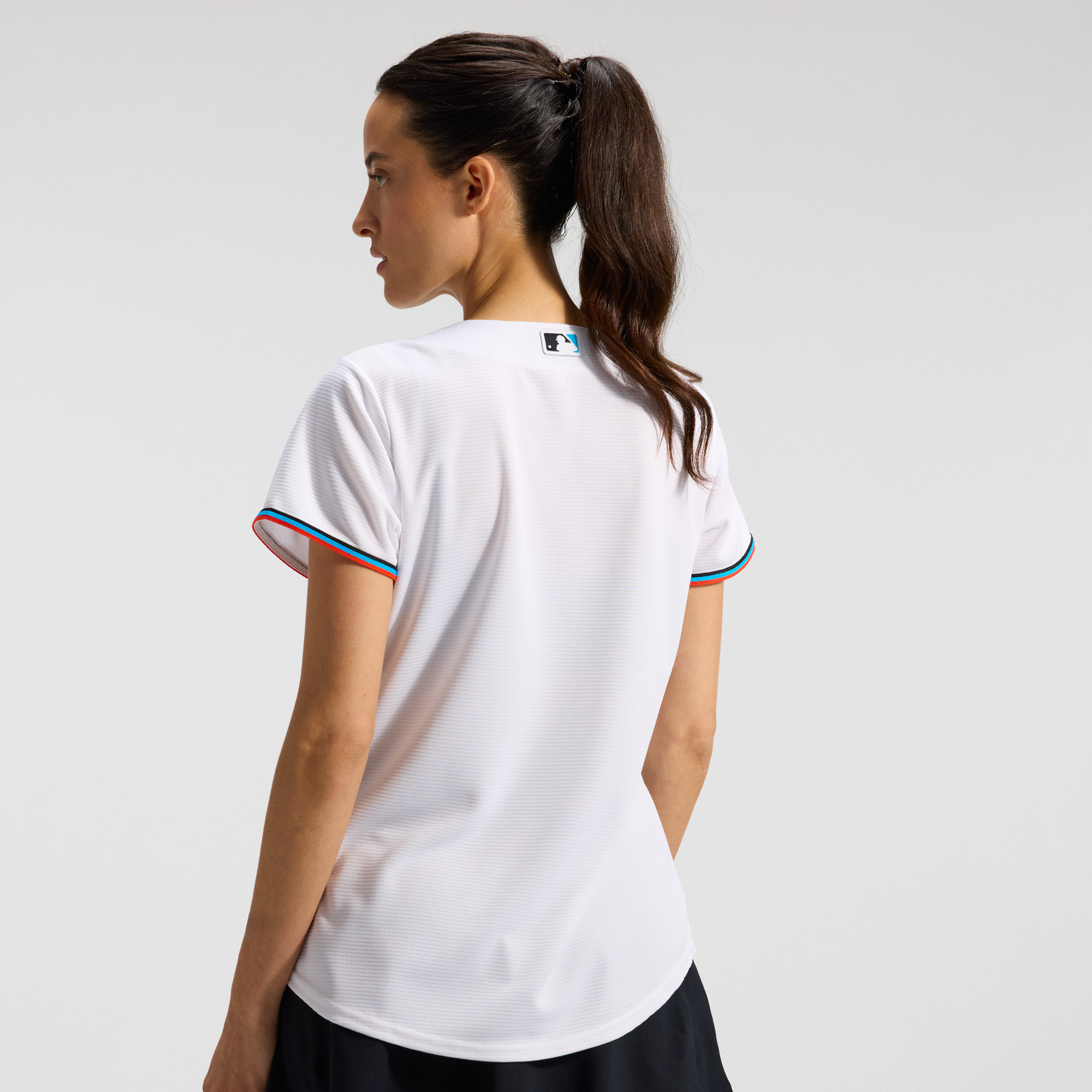 Miami Marlins Nike Replica Home Jersey - Womens, , rebel_hi-res