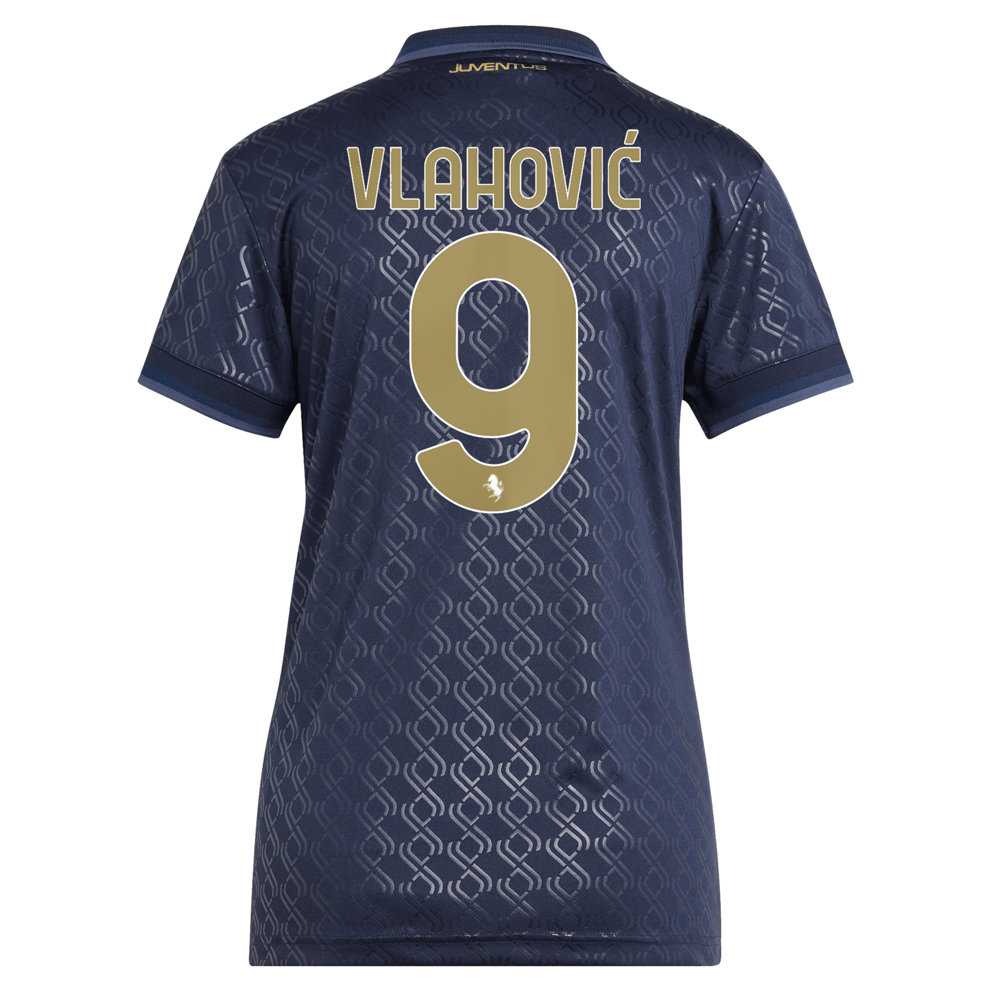Juventus adidas Third Shirt 2024-25 - Womens with Vlahovic 9 printing, , rebel_hi-res