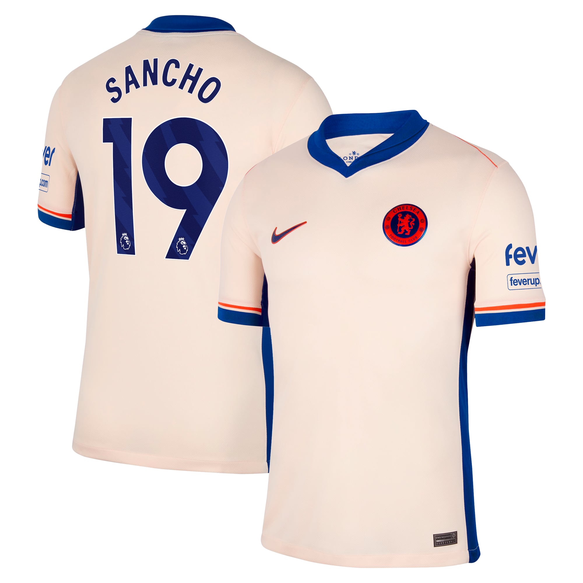 Chelsea FC Nike シャツ Sancho 19 Chelsea Nike Away Stadium Shirt 2024-25 with Sancho 19 printing
