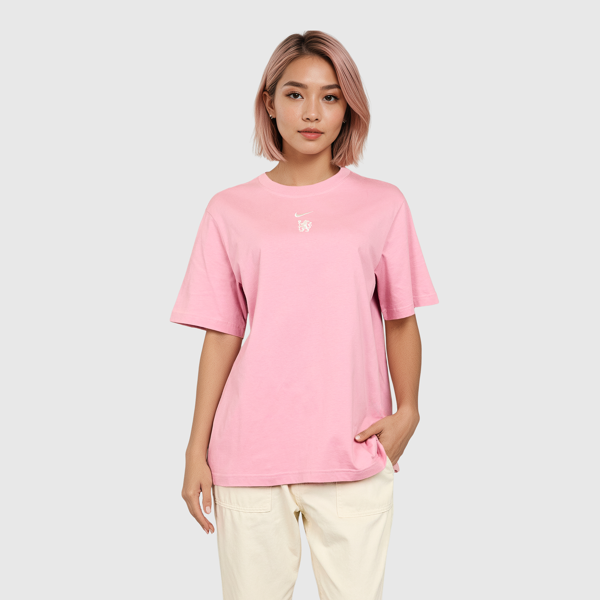 Chelsea Nike Essential T Shirt - Pink - Womens