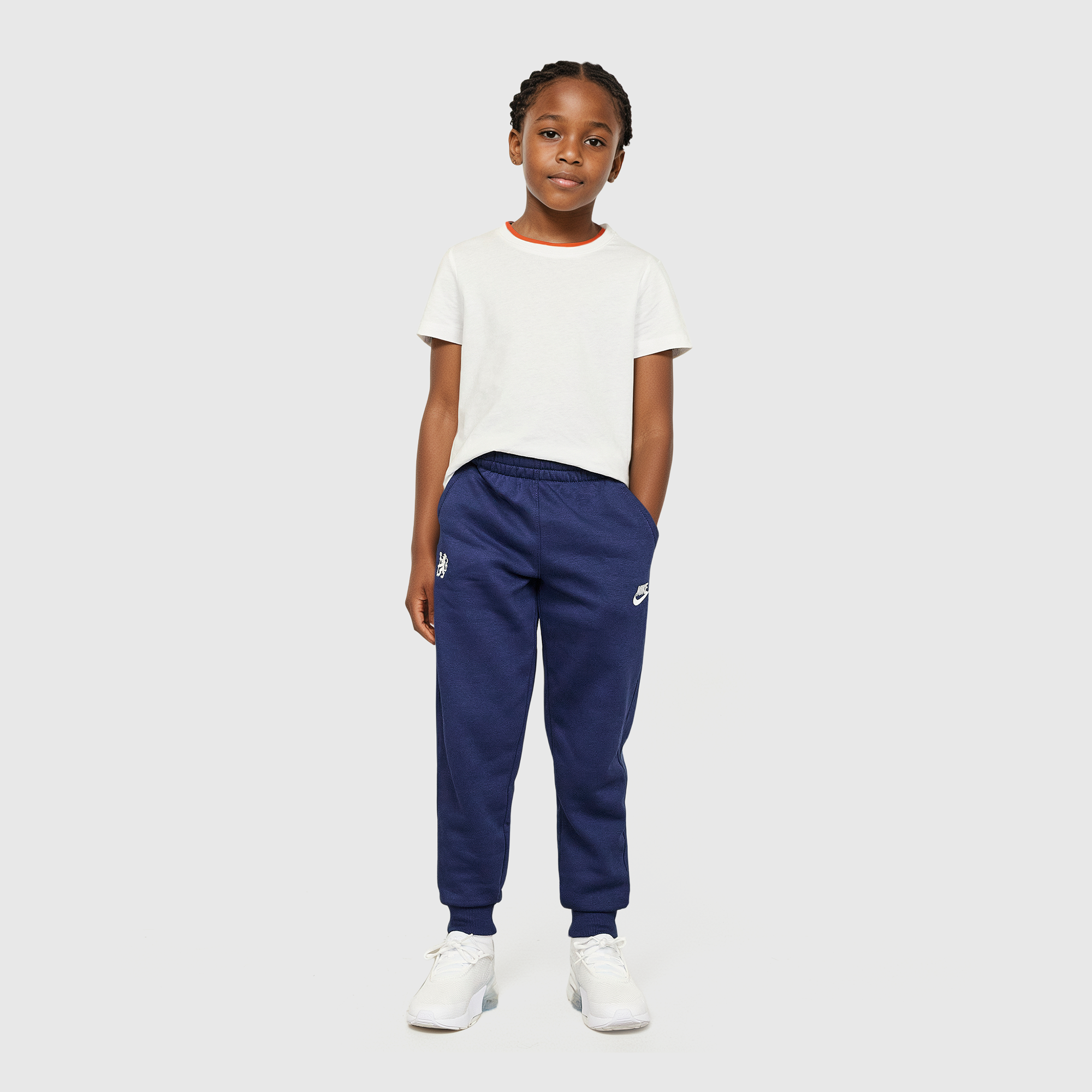 Chelsea Nike Club Fleece Joggers - Navy - Kids, , rebel_hi-res